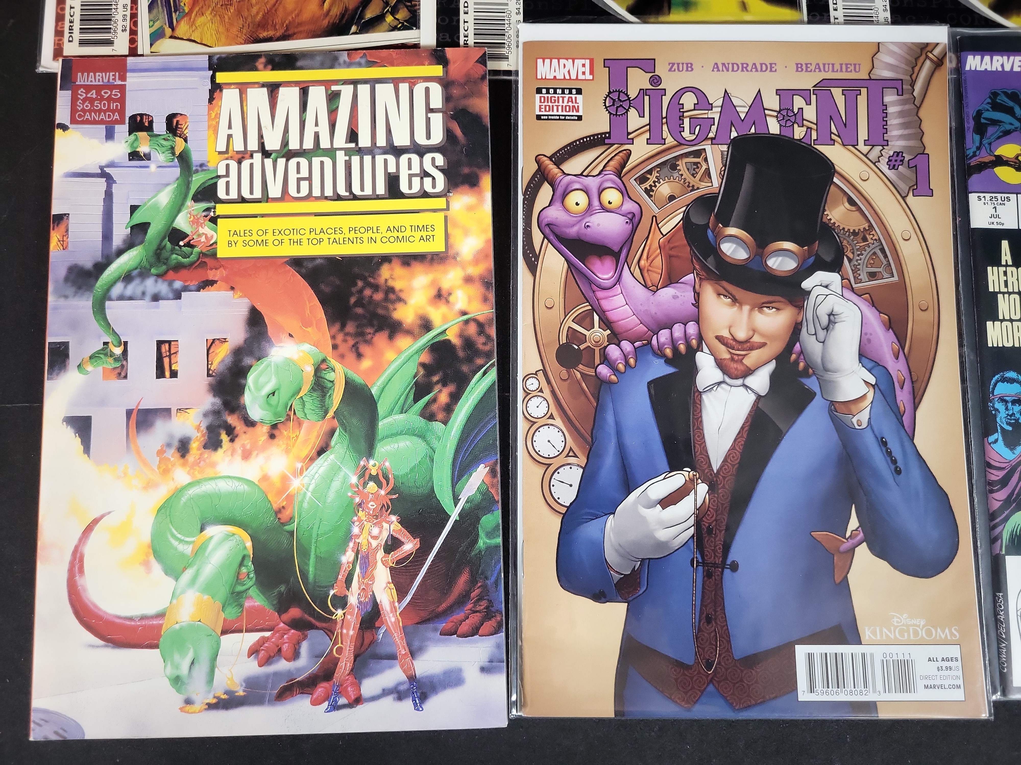 I03743 | An Assortment of Marvel Comic Books Featuring Black Panther Figment and Conspiracy Titles