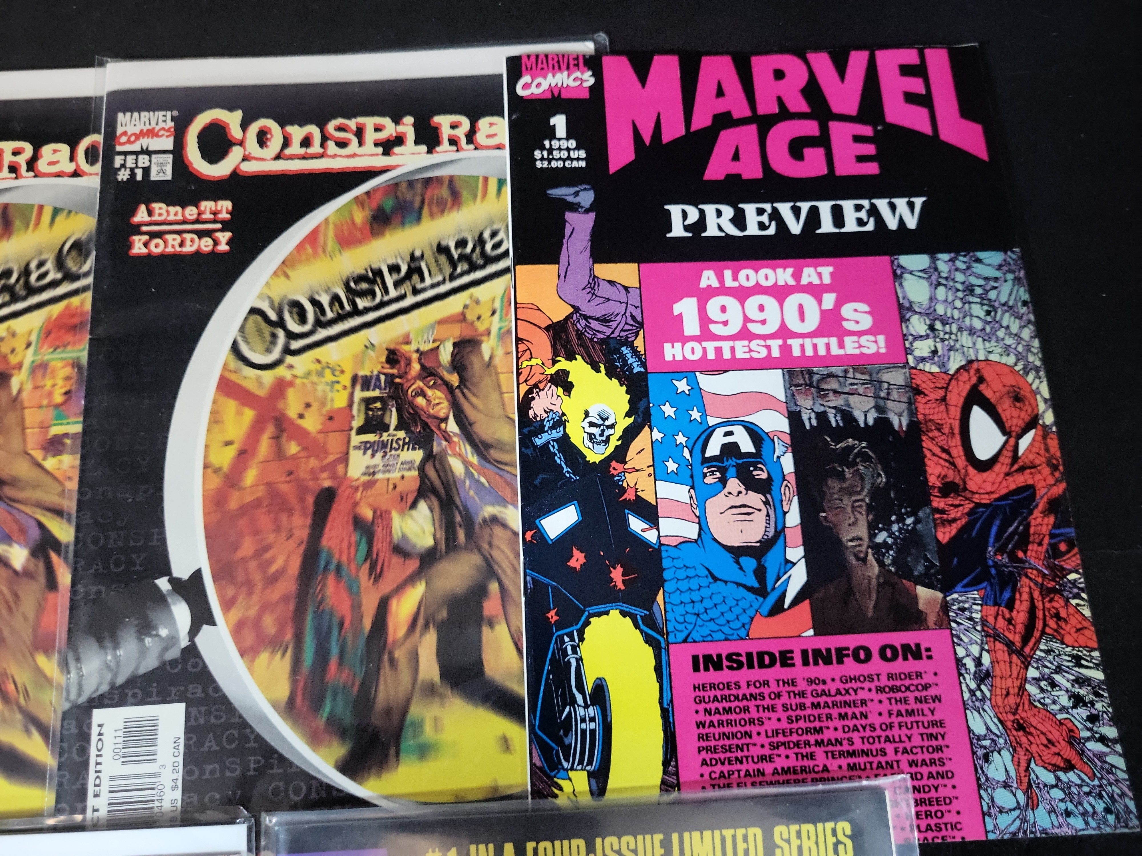 I03743 | An Assortment of Marvel Comic Books Featuring Black Panther Figment and Conspiracy Titles
