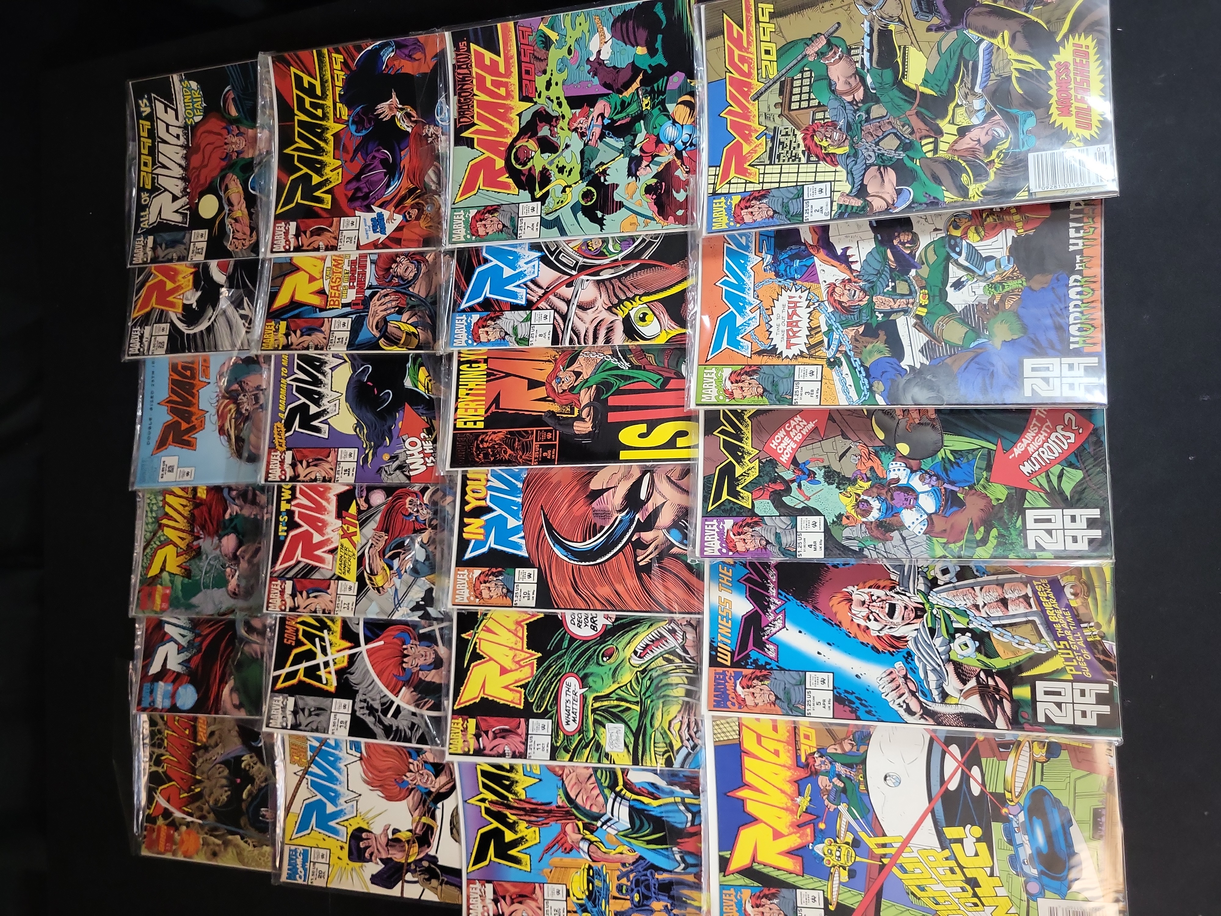 I03757 | A Collection of Marvel Comics Ravage 2099 Comic Books