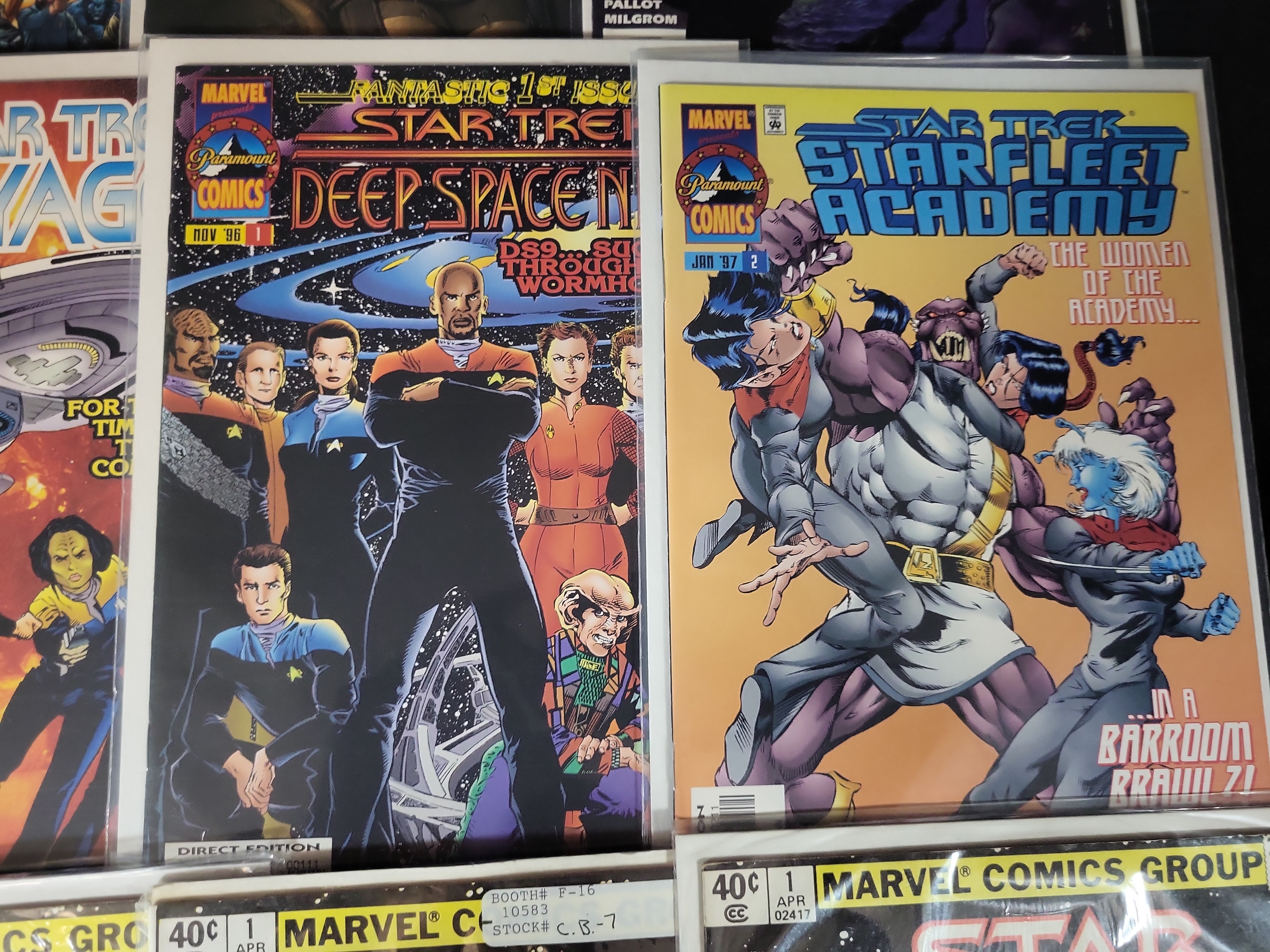I03779 | A Collection of Star Trek Comic Books Featuring Marvel Paramount and IDW Titles