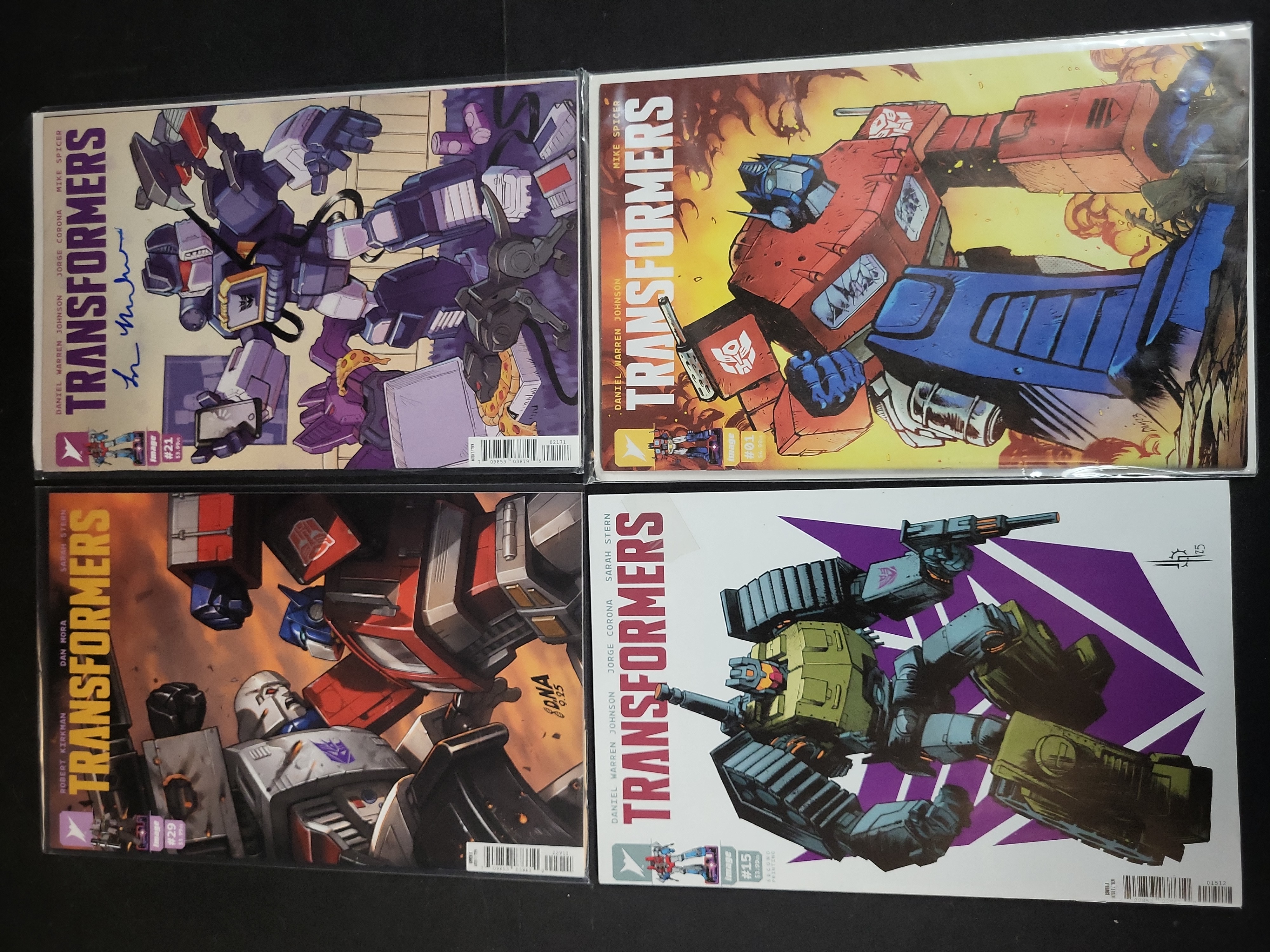 I03790 | A Group of Modern Transformers Comic Books Published by Image Comics