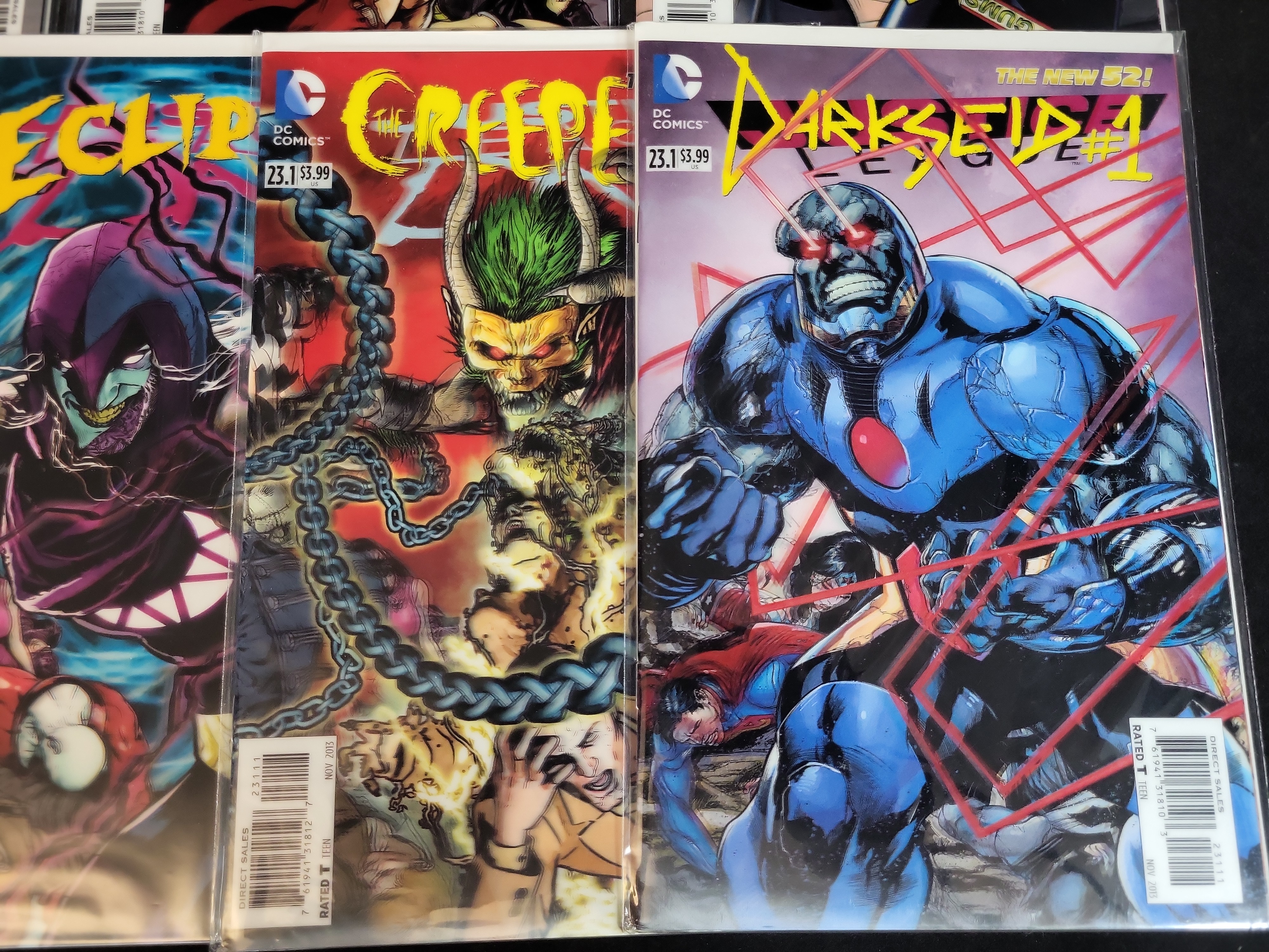 I03796 | A Collection of DC Comics The New 52 Villains Month 3D Lenticular Motion Covers