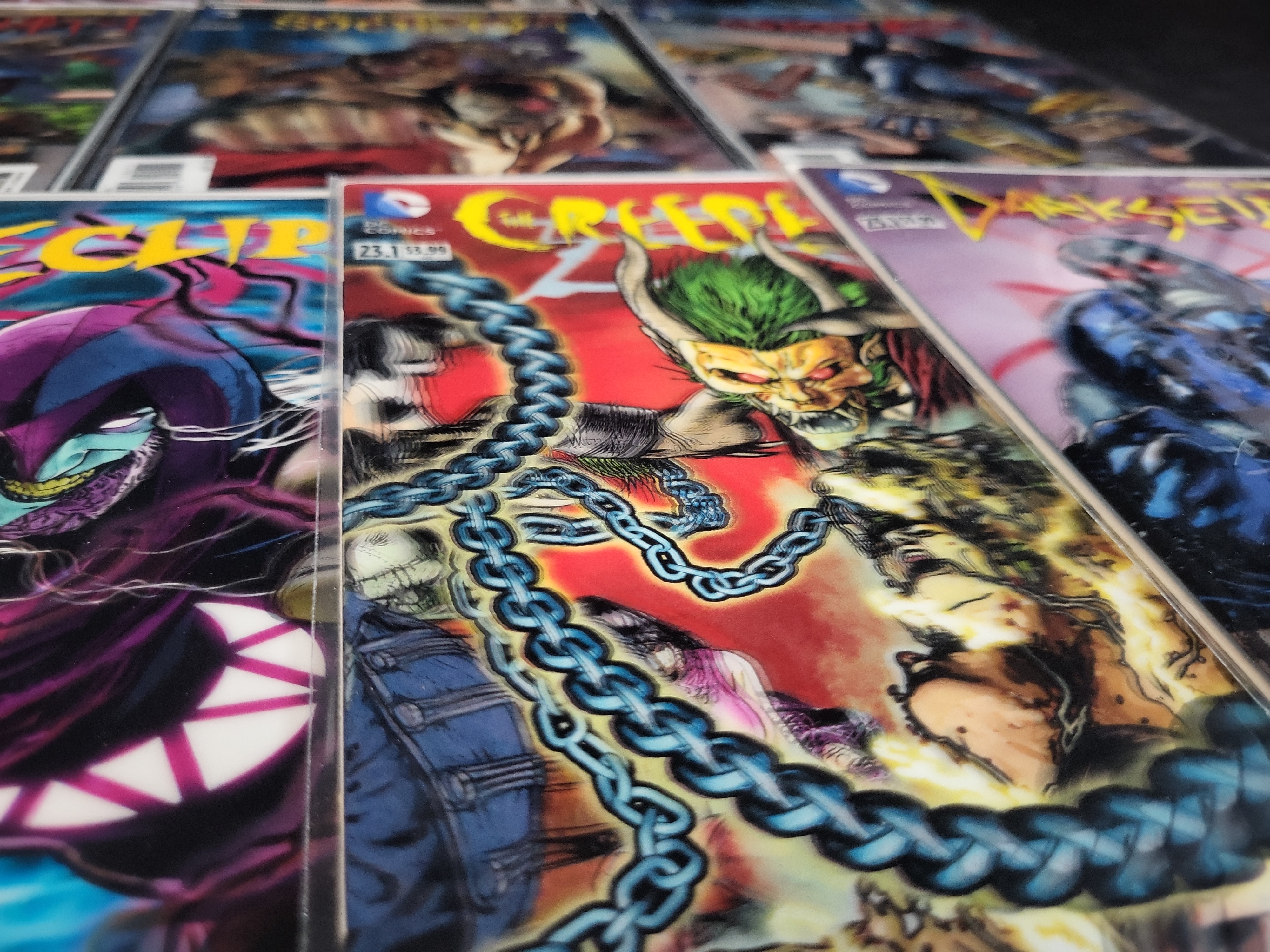 I03796 | A Collection of DC Comics The New 52 Villains Month 3D Lenticular Motion Covers