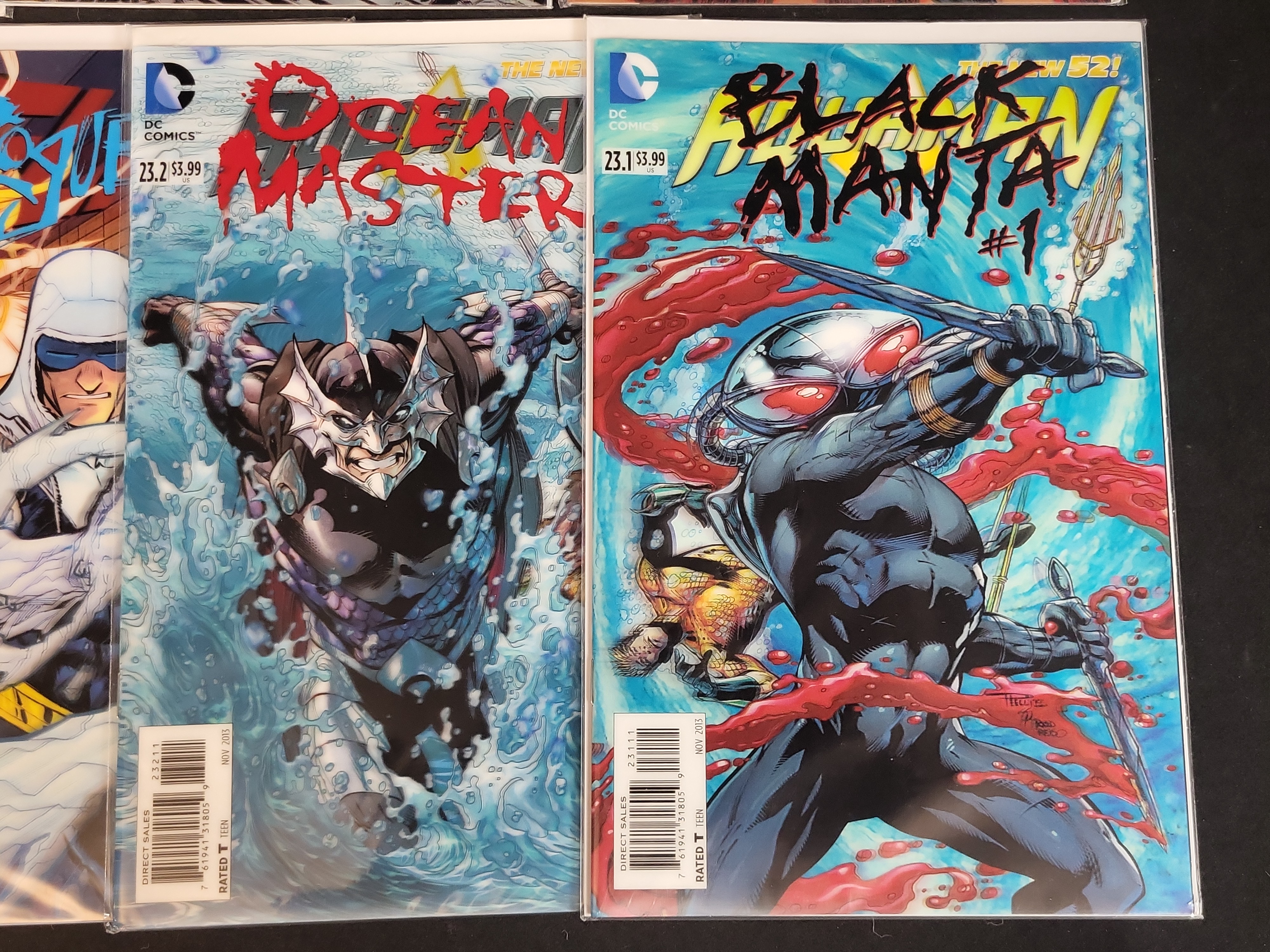 I03798 | A Collection of DC Comics The New 52! Villains Month 3D Cover Variant Comic Books