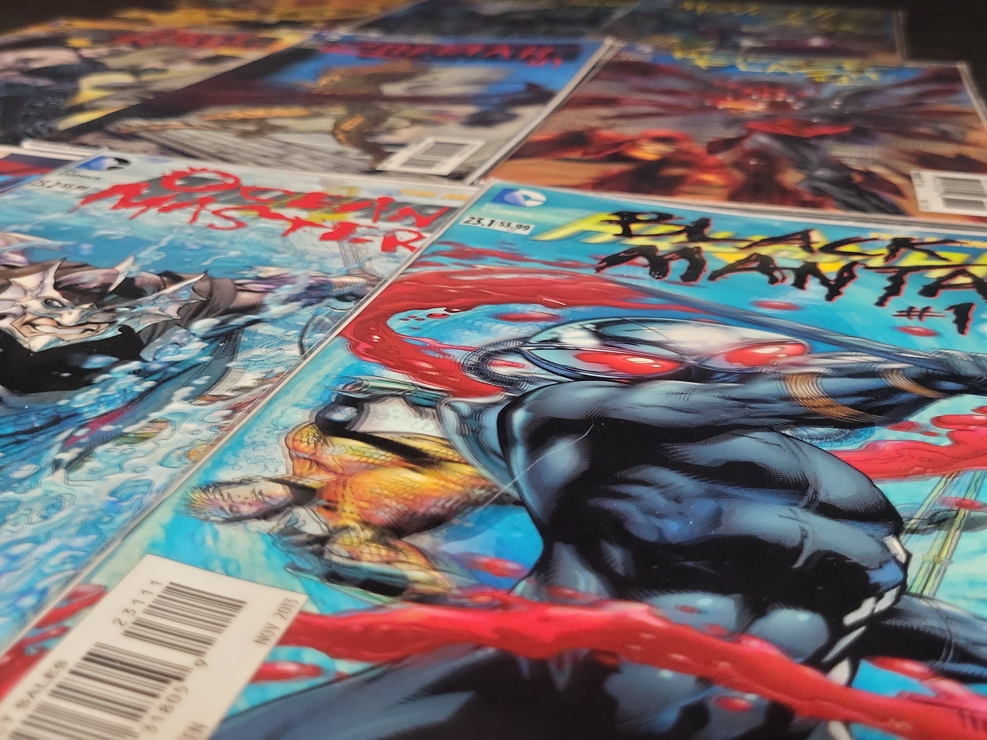 I03798 | A Collection of DC Comics The New 52! Villains Month 3D Cover Variant Comic Books
