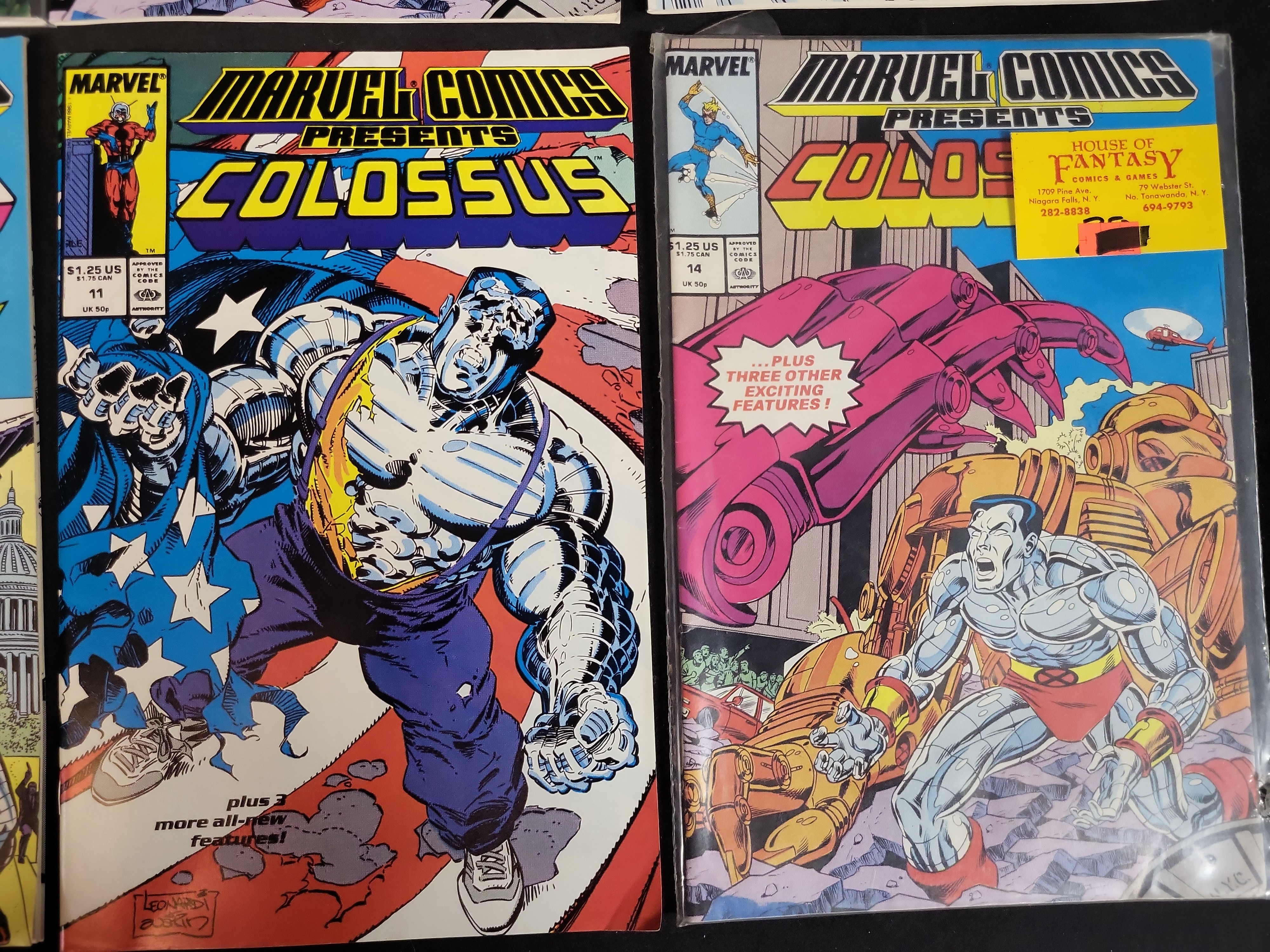 I03678 | A Collection of Marvel Comics Presents and Colossus X-Men Comic Books