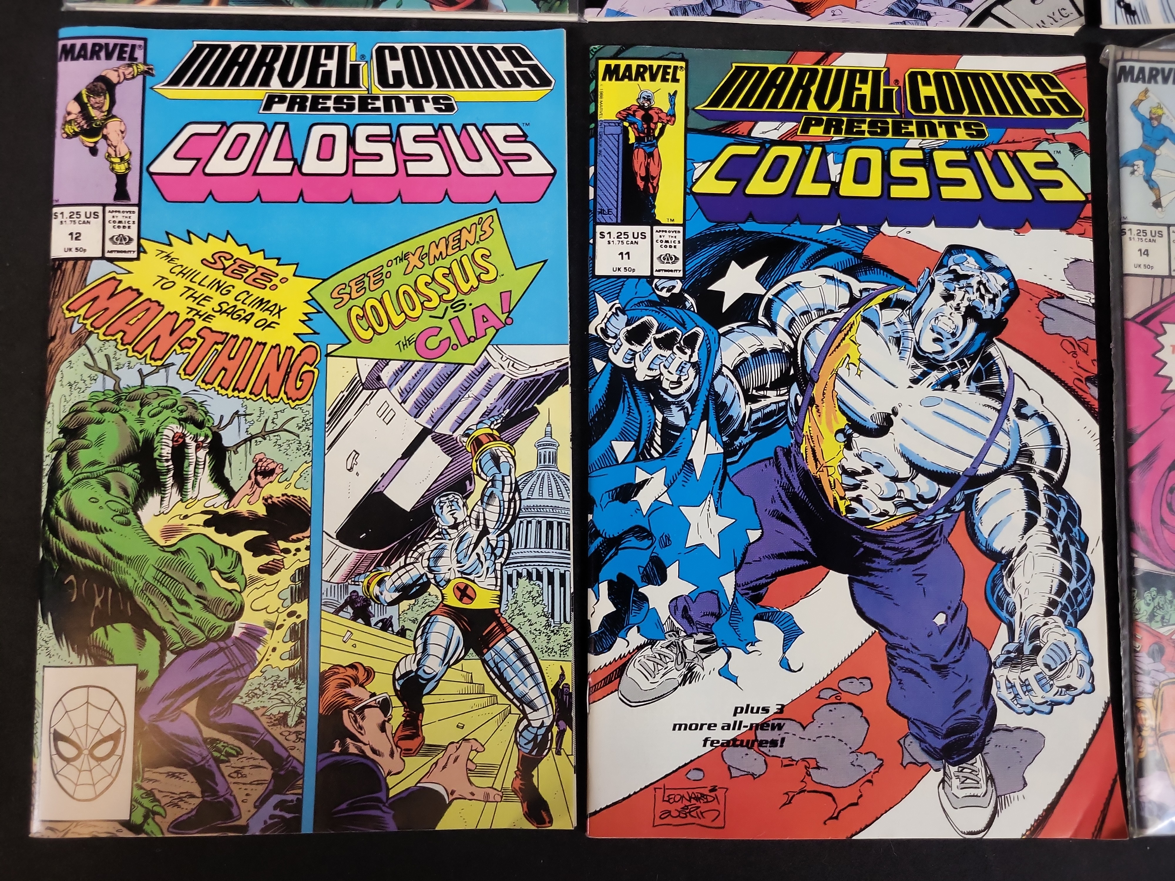 I03678 | A Collection of Marvel Comics Presents and Colossus X-Men Comic Books