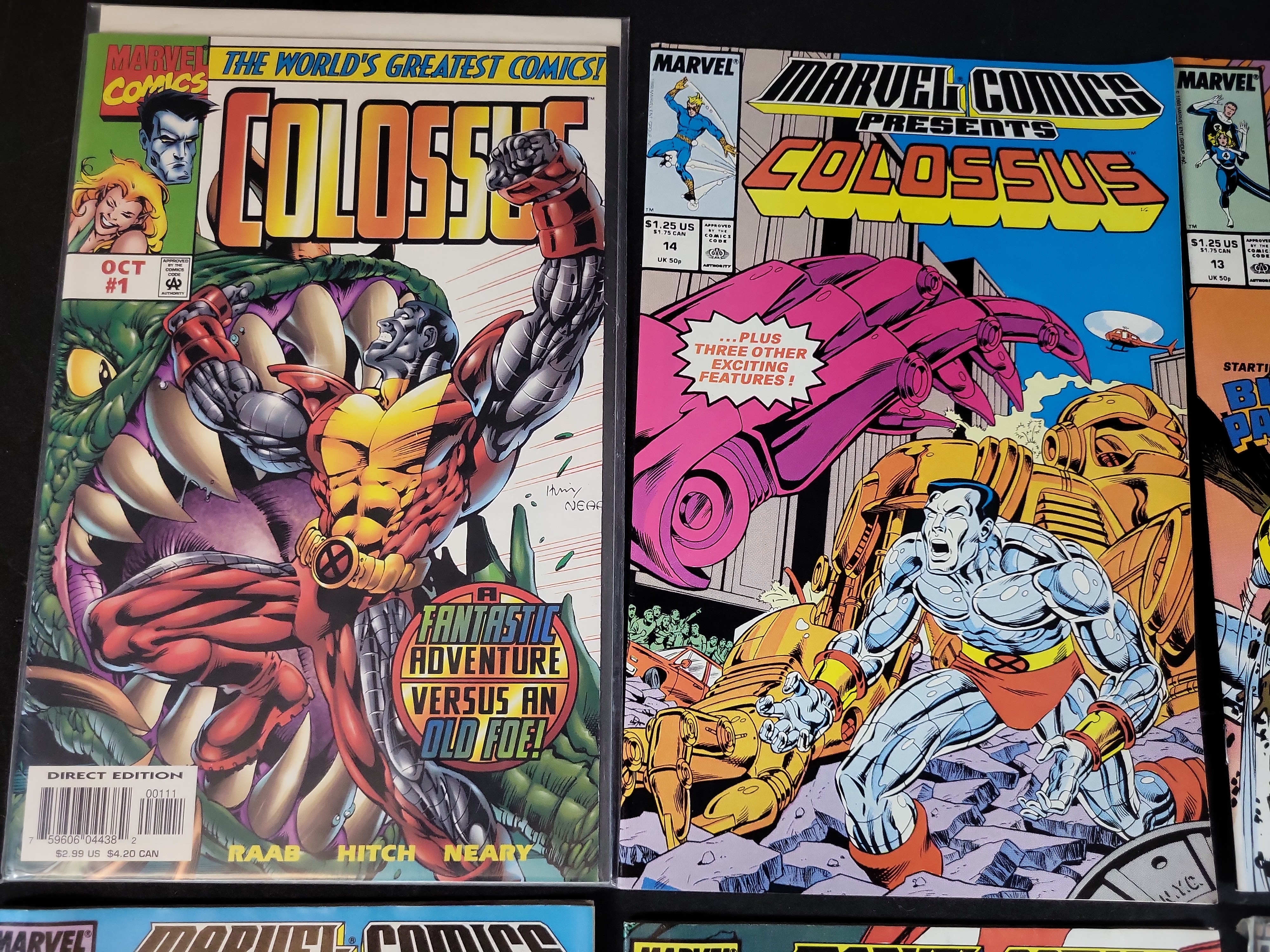 I03678 | A Collection of Marvel Comics Presents and Colossus X-Men Comic Books