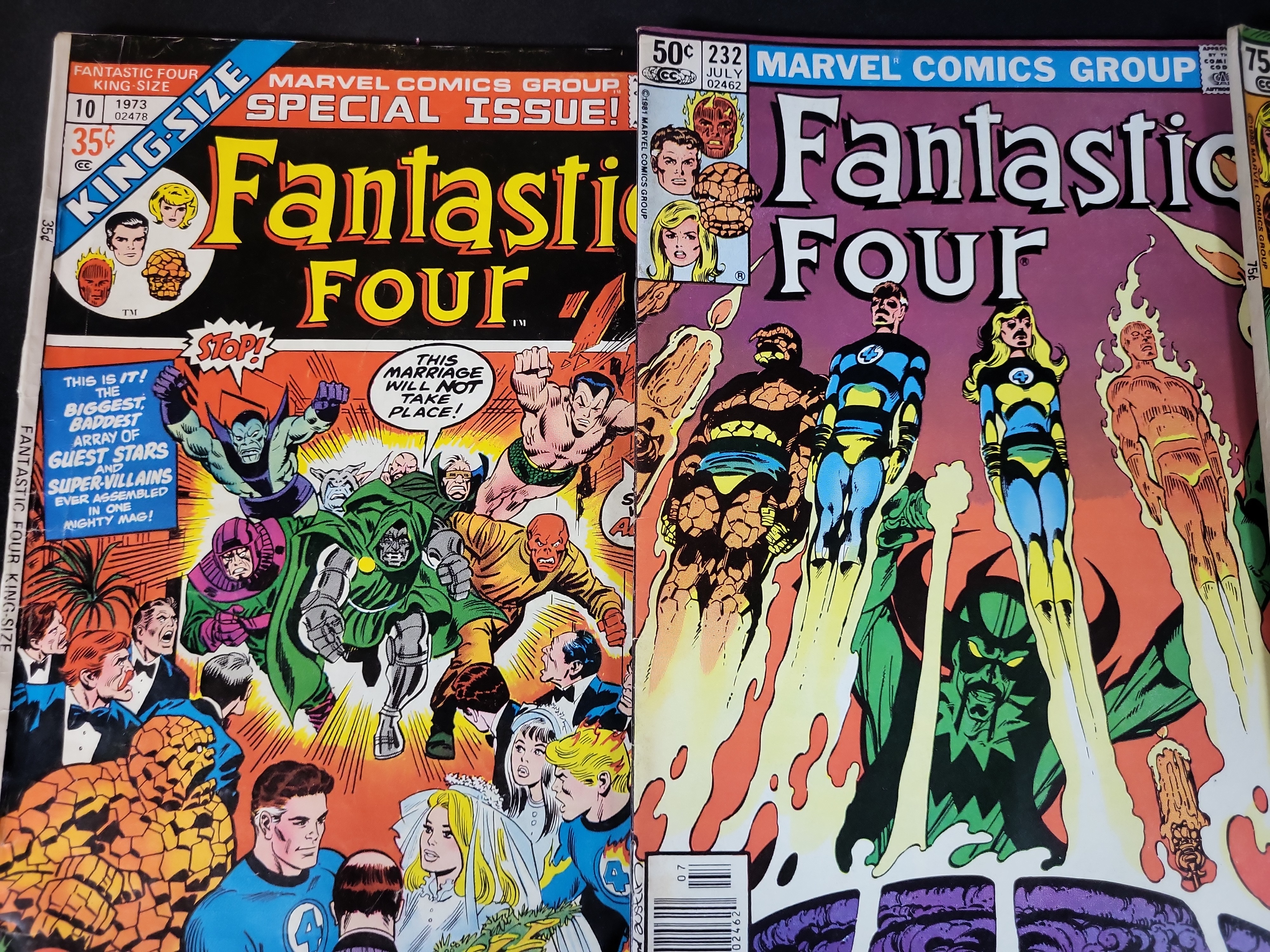 I03682 | Seven Marvel Comics Fantastic Four and Inhumans Bronze Age to Modern Age Issue Lot