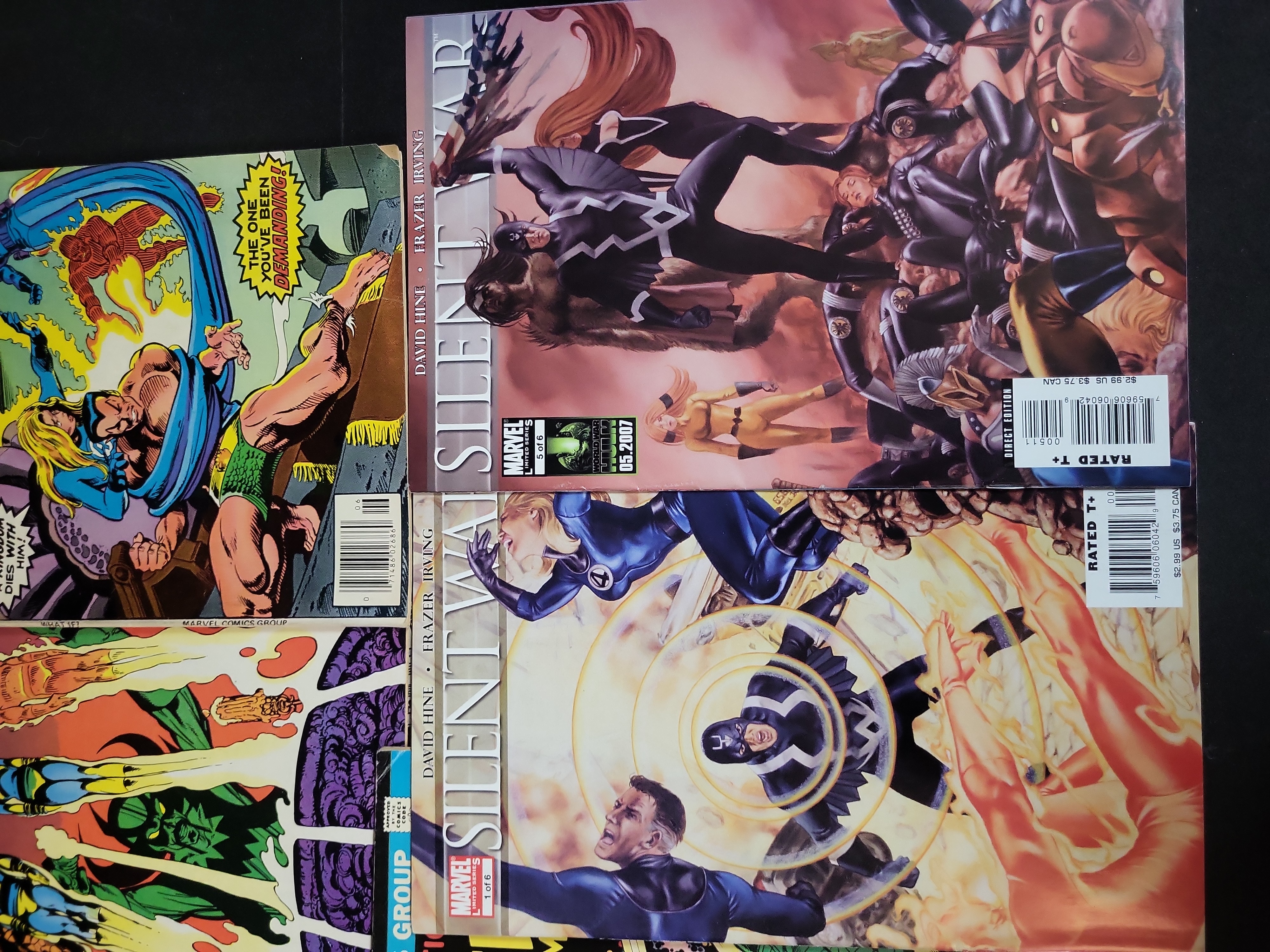 I03682 | Seven Marvel Comics Fantastic Four and Inhumans Bronze Age to Modern Age Issue Lot