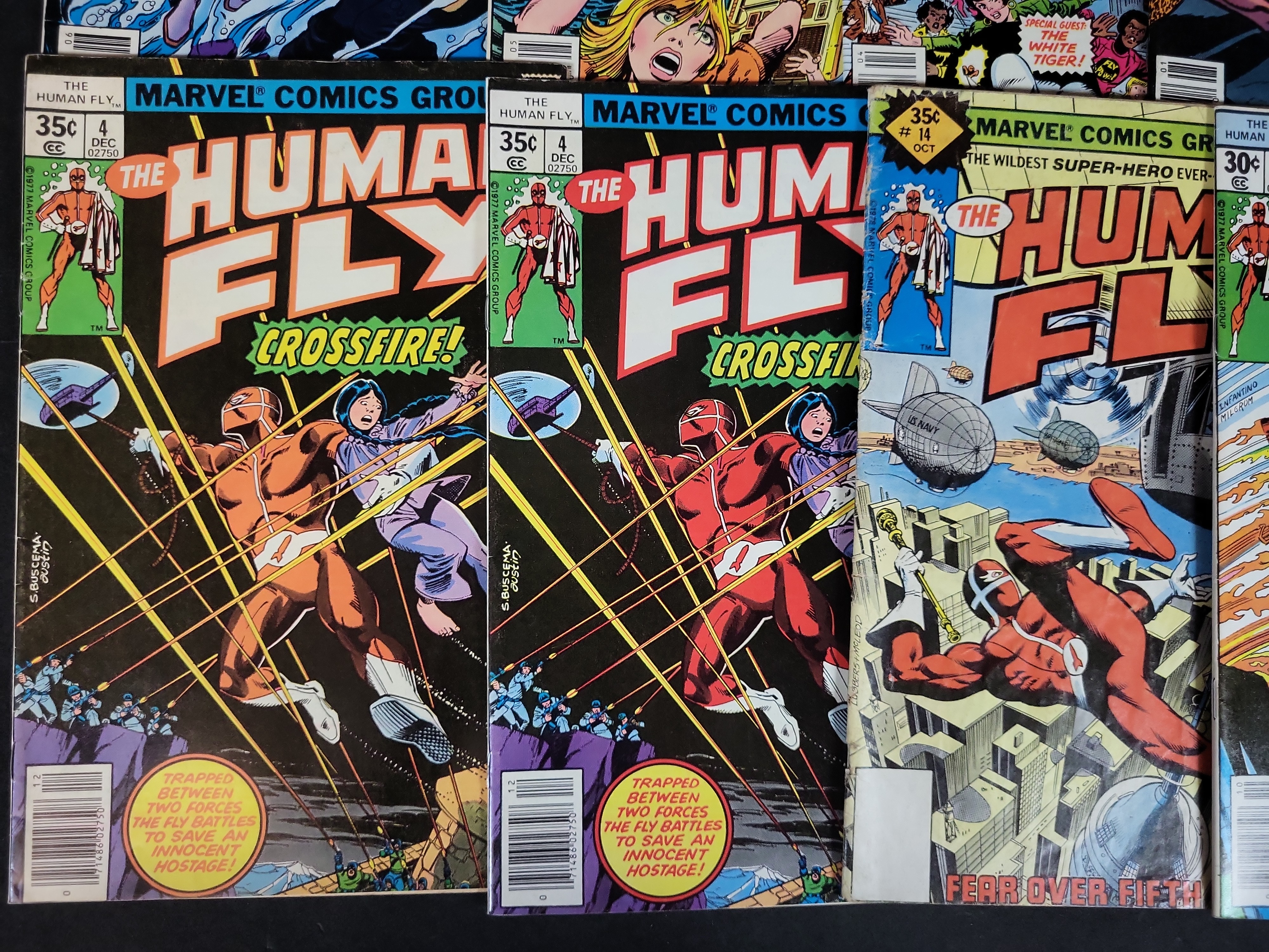 I03686 | A Group of The Human Fly Marvel Comic Books
