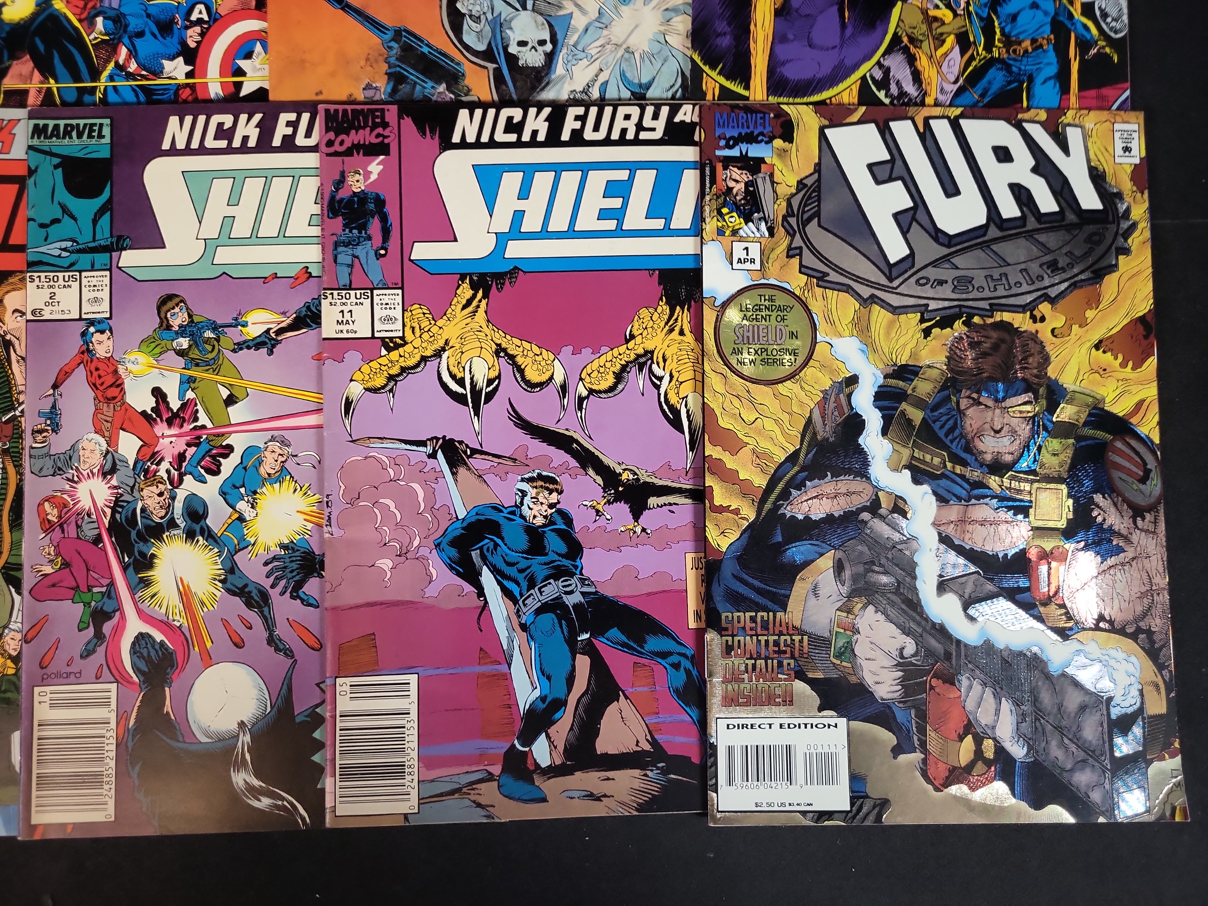 I03703 | A Collection of Thirteen Nick Fury and S.H.I.E.L.D. Marvel Comic Books