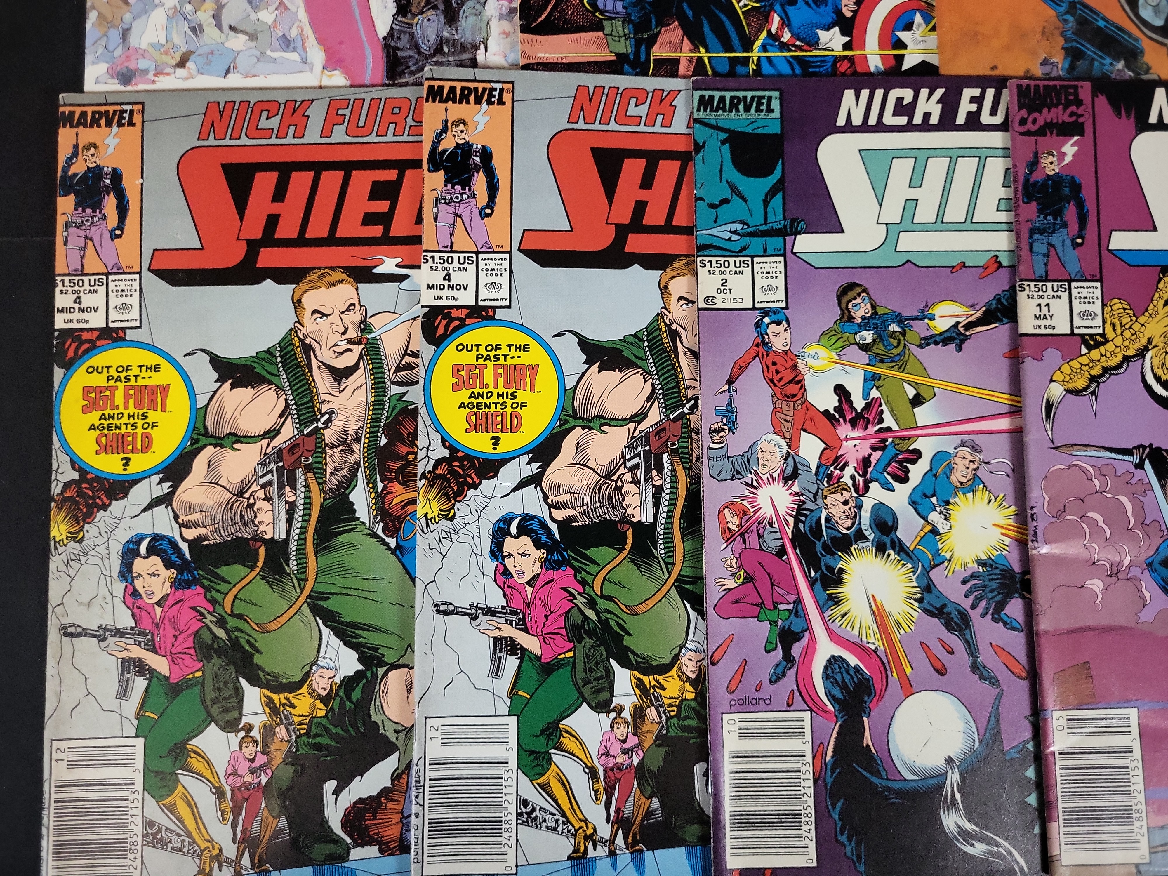 I03703 | A Collection of Thirteen Nick Fury and S.H.I.E.L.D. Marvel Comic Books