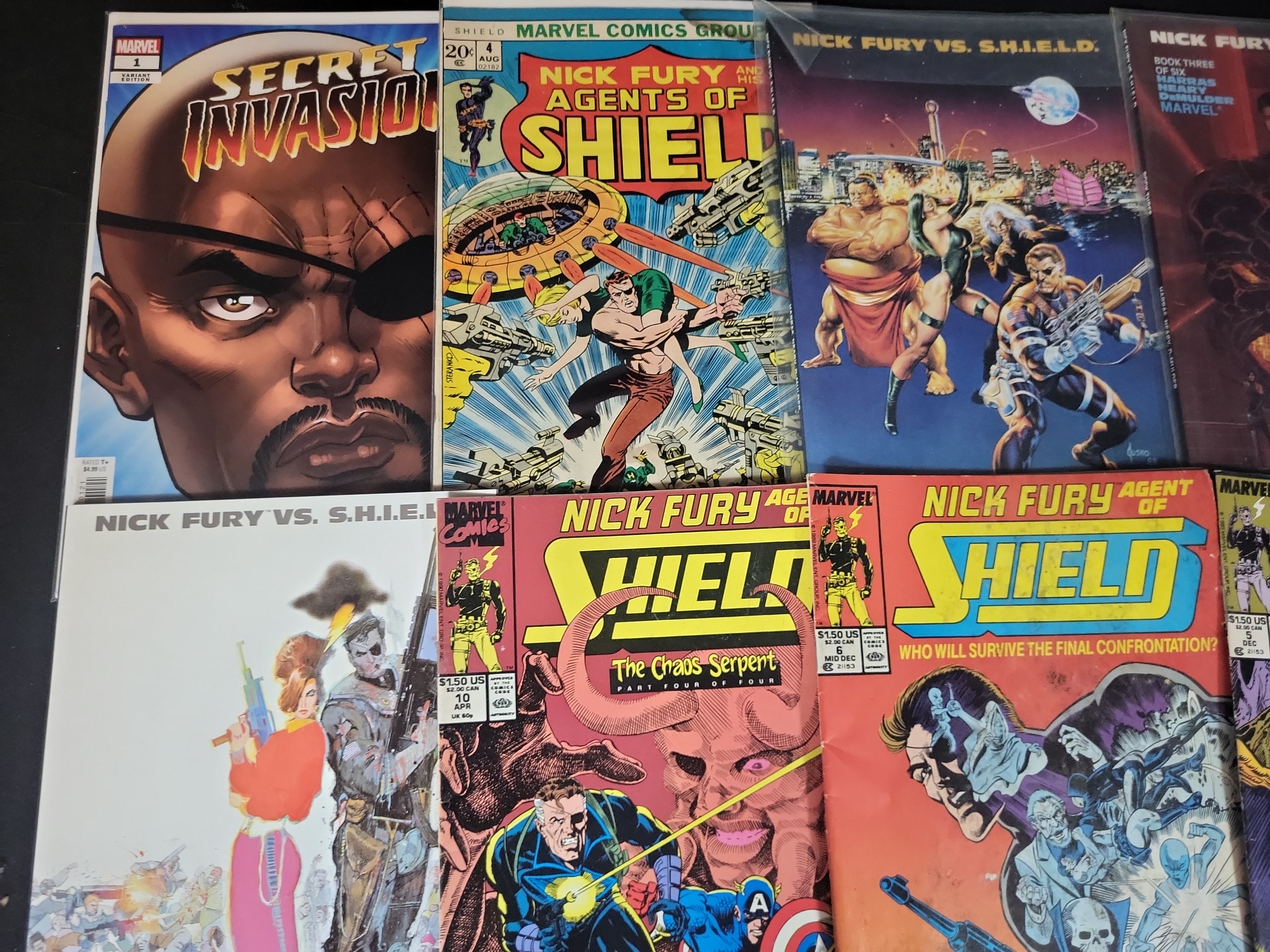I03703 | A Collection of Thirteen Nick Fury and S.H.I.E.L.D. Marvel Comic Books
