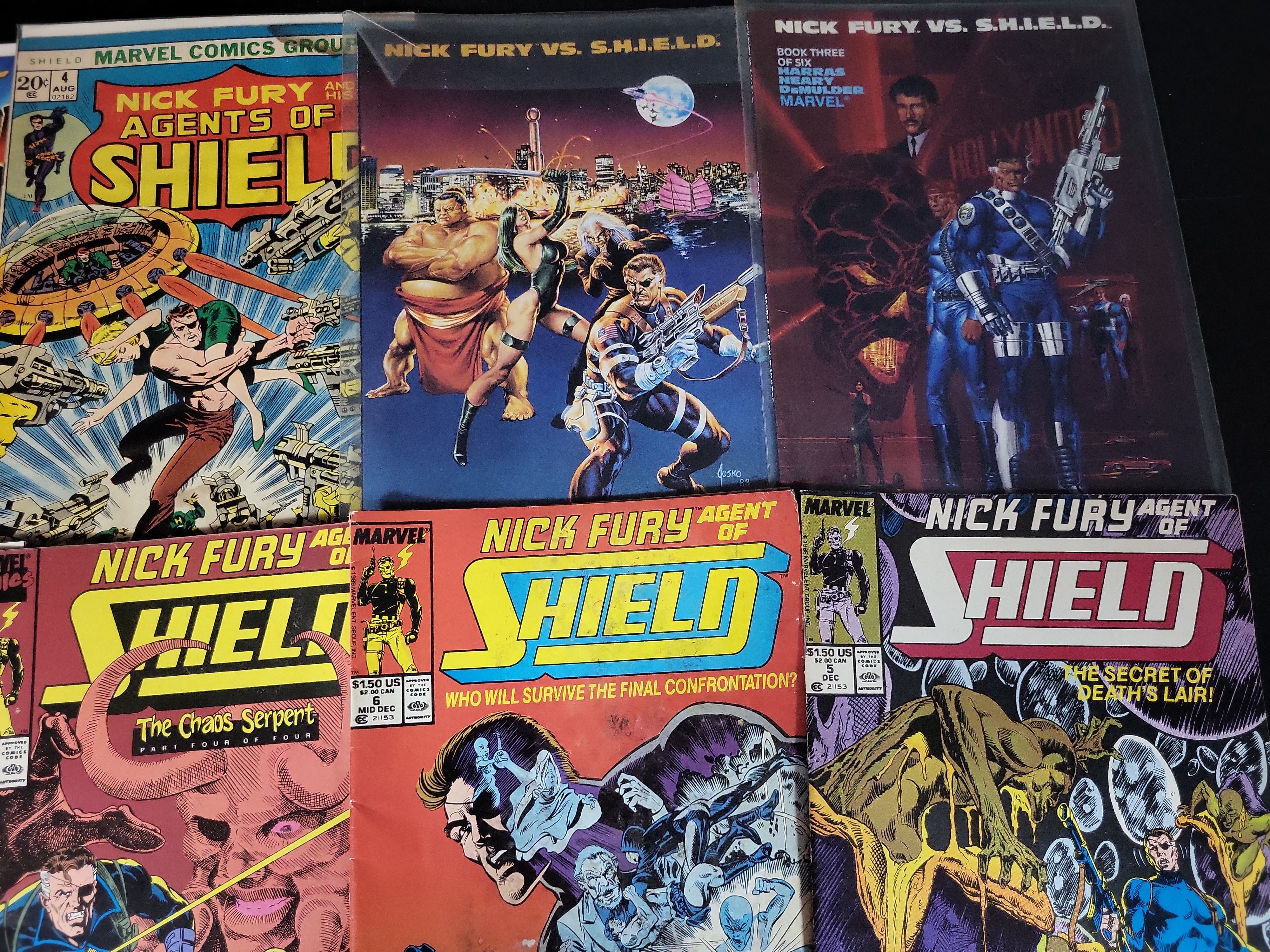 I03703 | A Collection of Thirteen Nick Fury and S.H.I.E.L.D. Marvel Comic Books