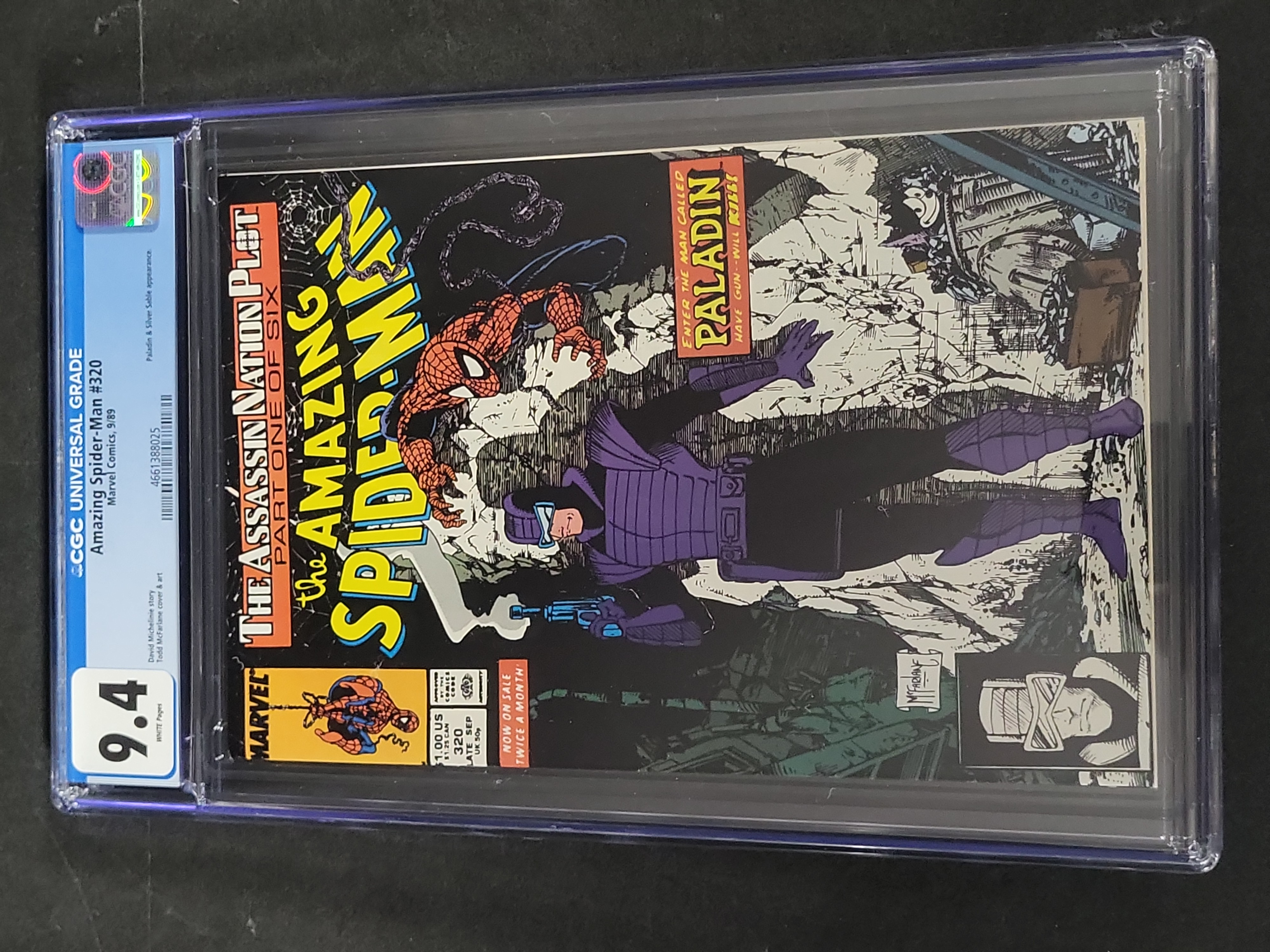 I03493 | Marvel Comics The Amazing Spider-Man Issue 320 CGC Graded 9.4 White Pages