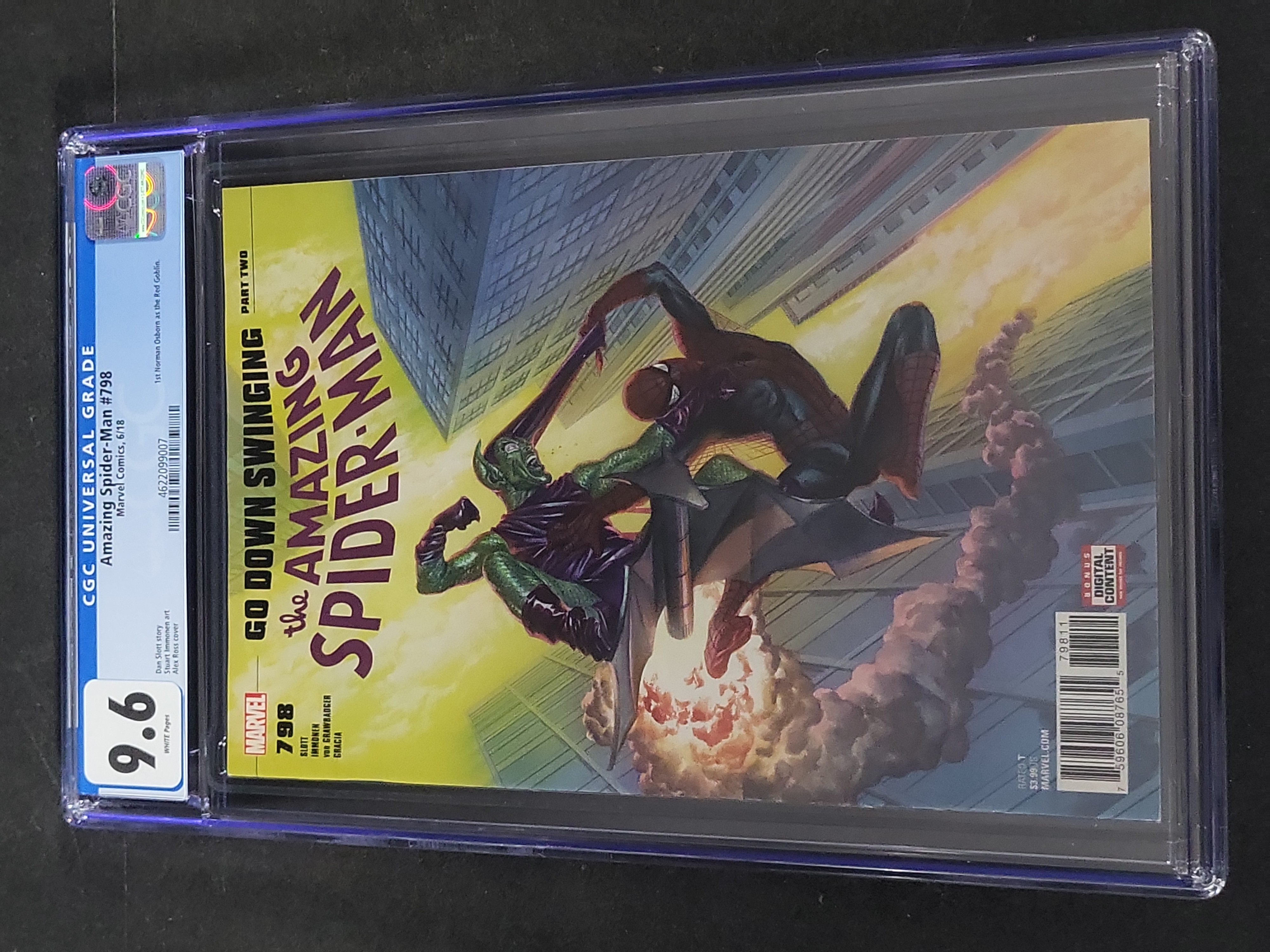 I03498 | Amazing Spider-Man #798 CGC 9.6 Marvel Comics 2018 First Appearance of Red Goblin