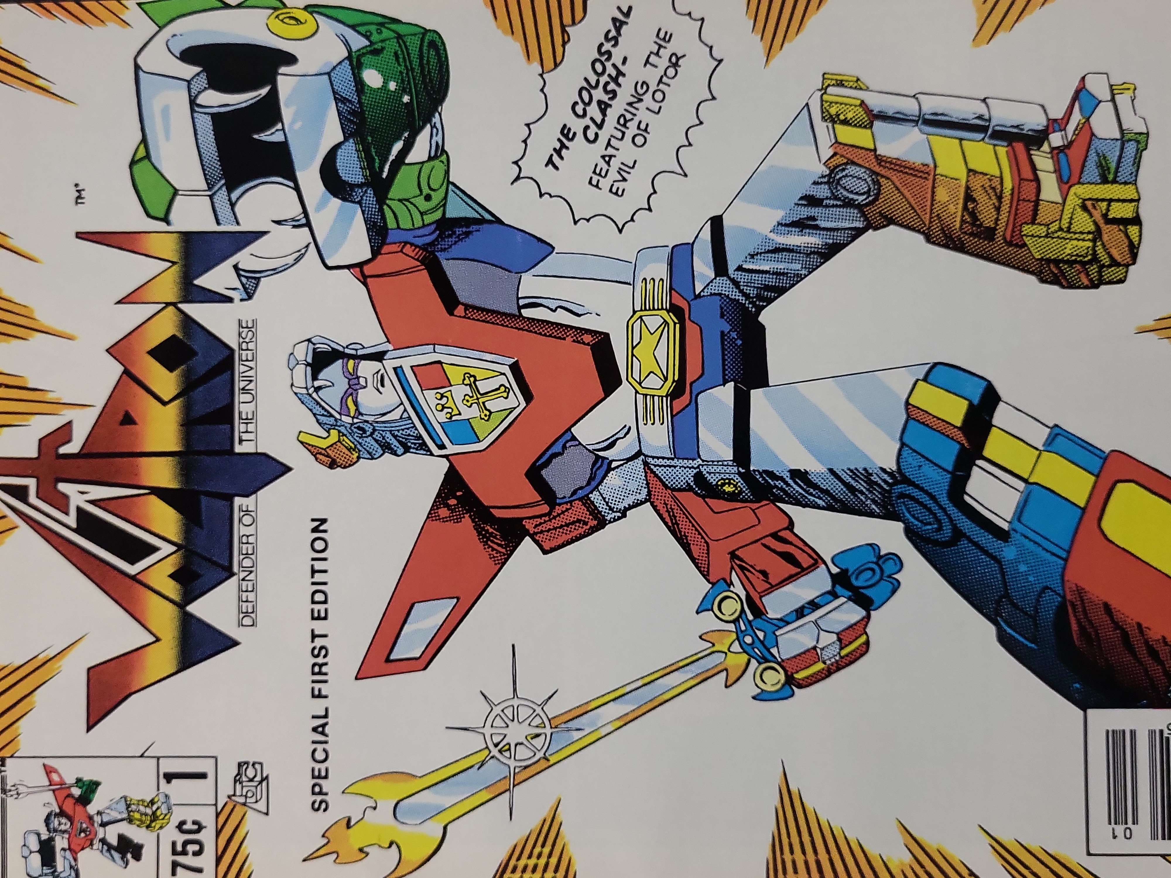 I03728 | Voltron Defender of the Universe #1 Modern Comics Special First Edition 1985