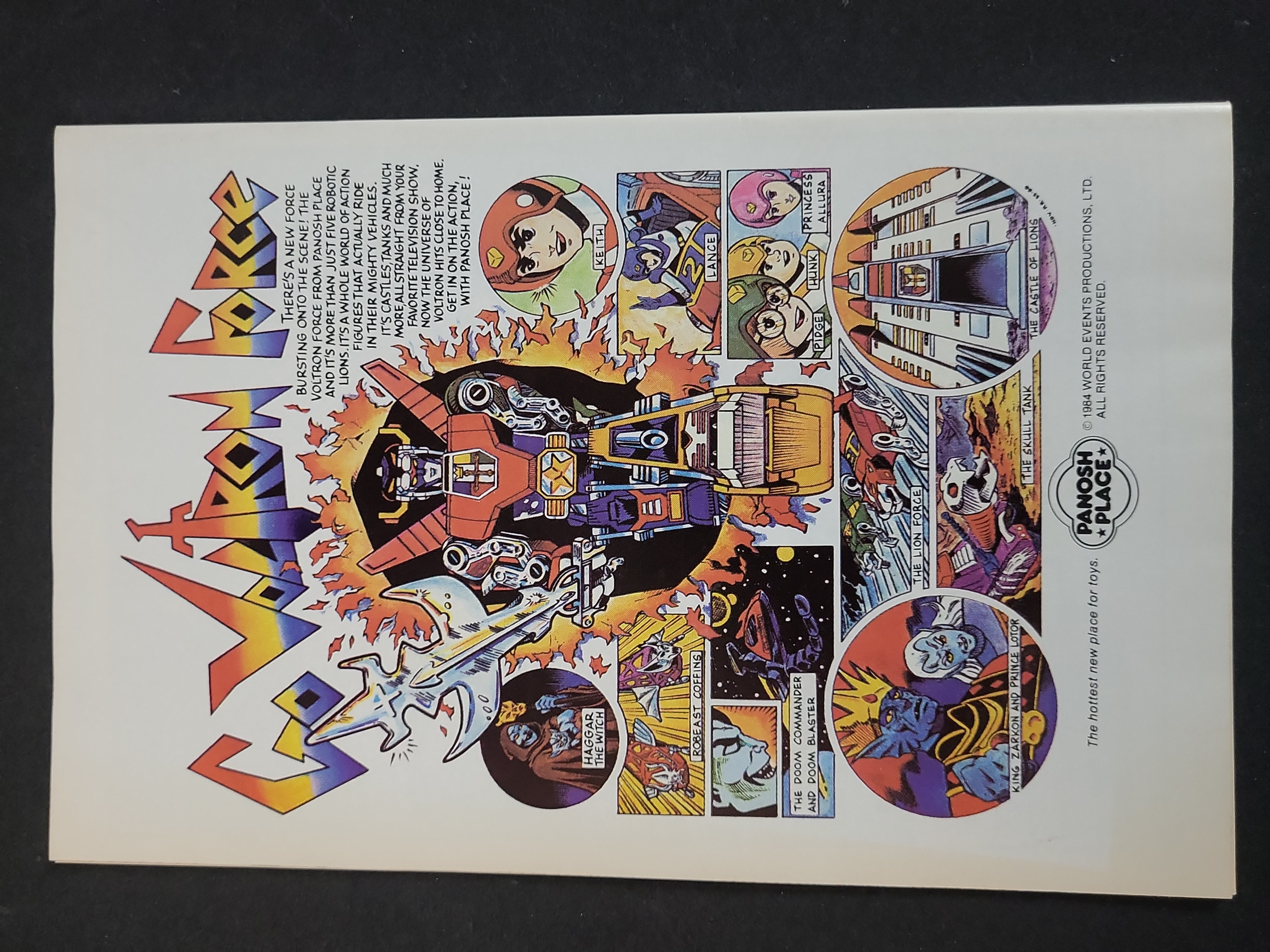 I03728 | Voltron Defender of the Universe #1 Modern Comics Special First Edition 1985