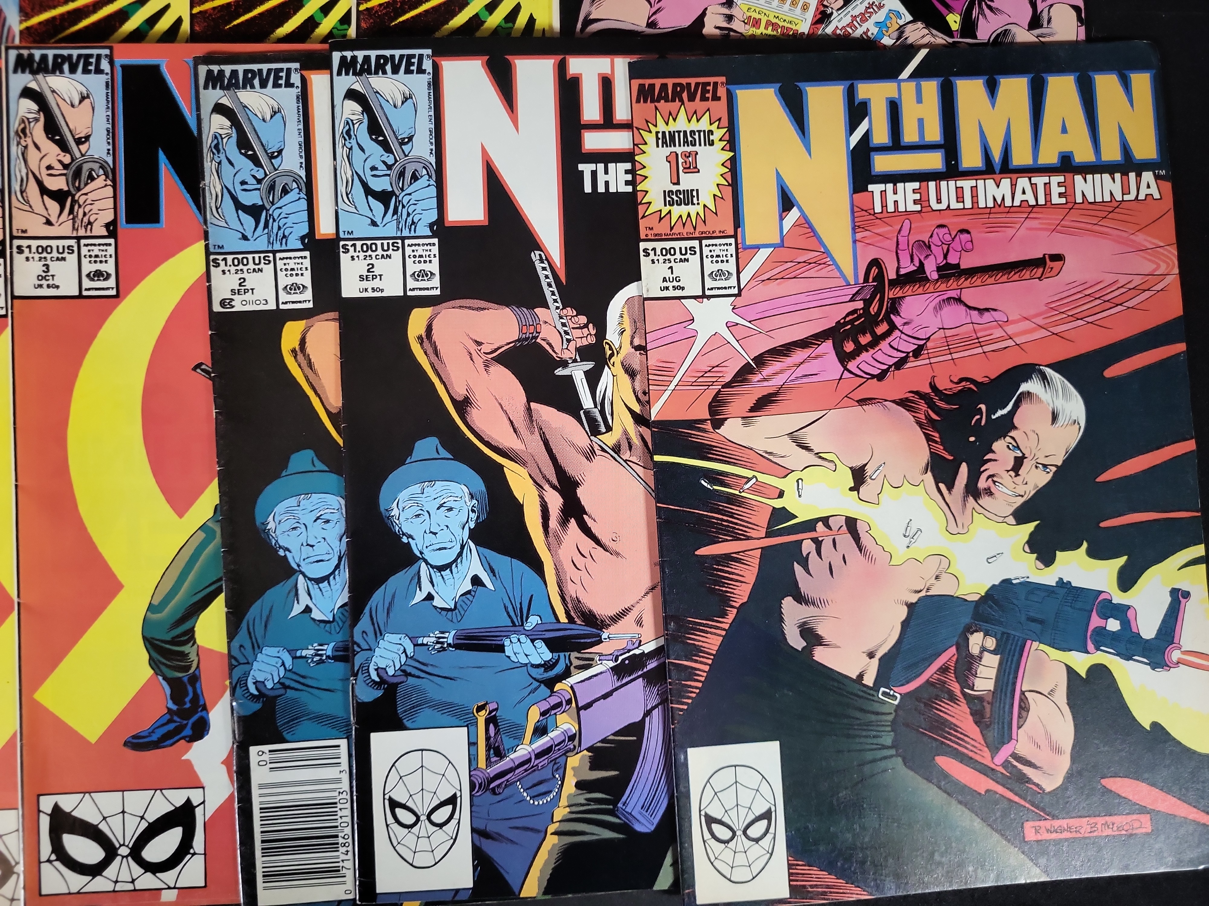 I03624 | A Collection of 17 Marvel Comics Nth Man The Ultimate Ninja Issues 1-13