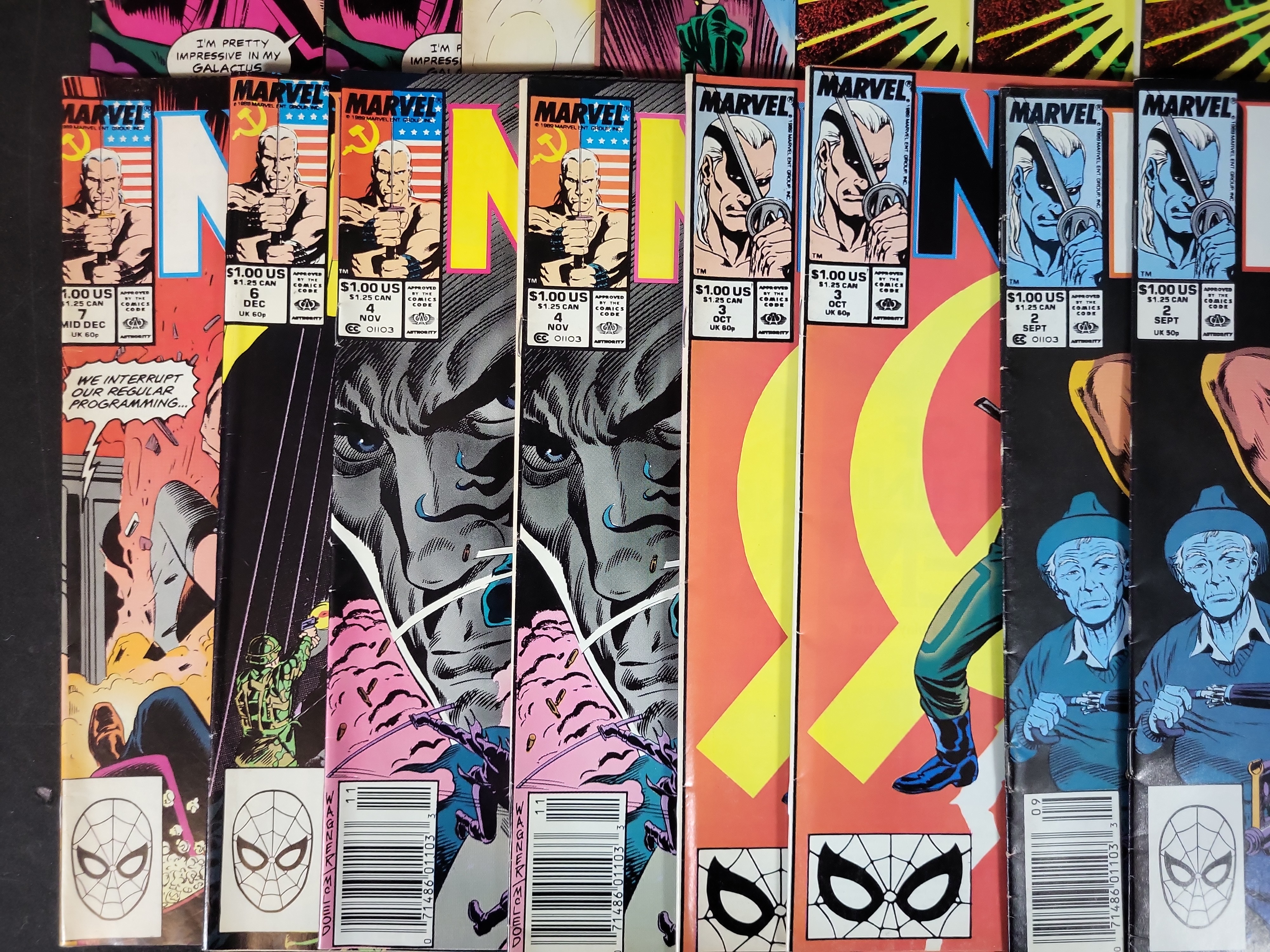 I03624 | A Collection of 17 Marvel Comics Nth Man The Ultimate Ninja Issues 1-13