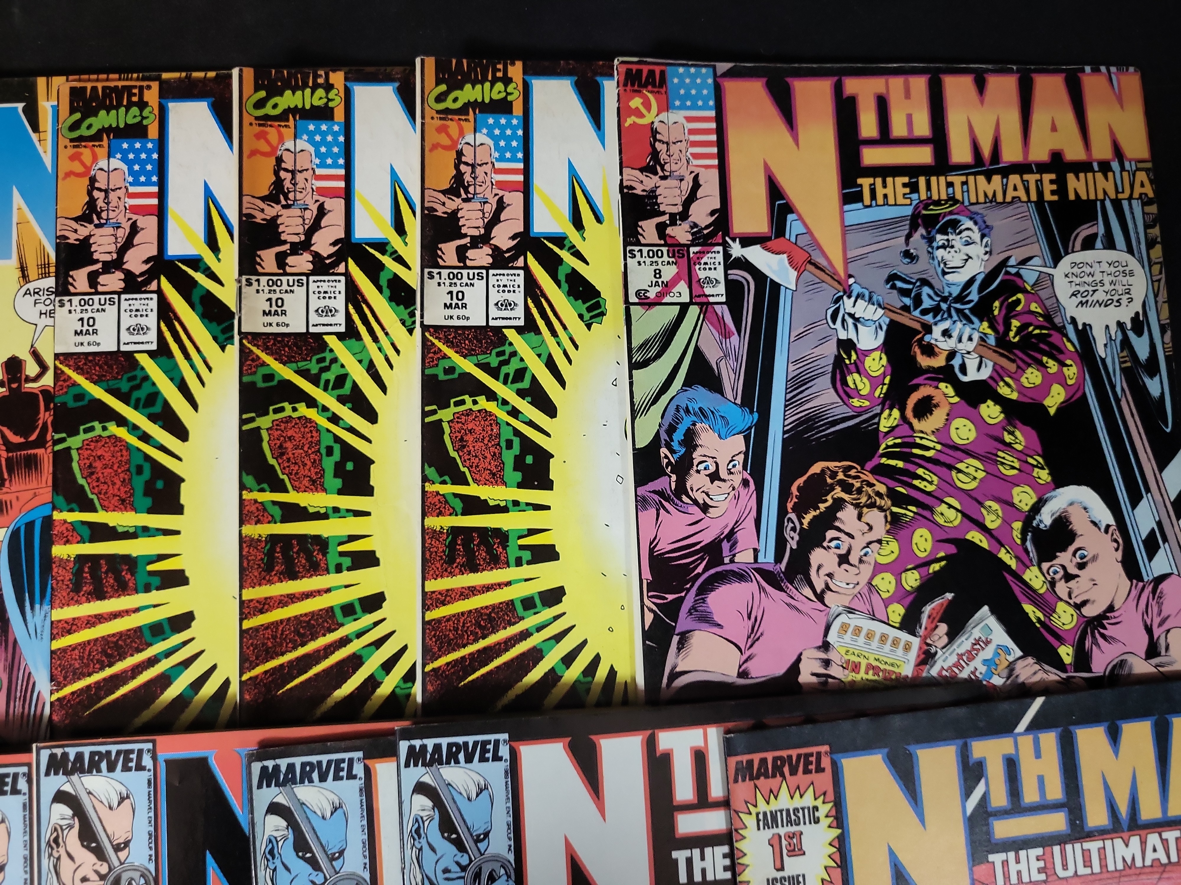 I03624 | A Collection of 17 Marvel Comics Nth Man The Ultimate Ninja Issues 1-13