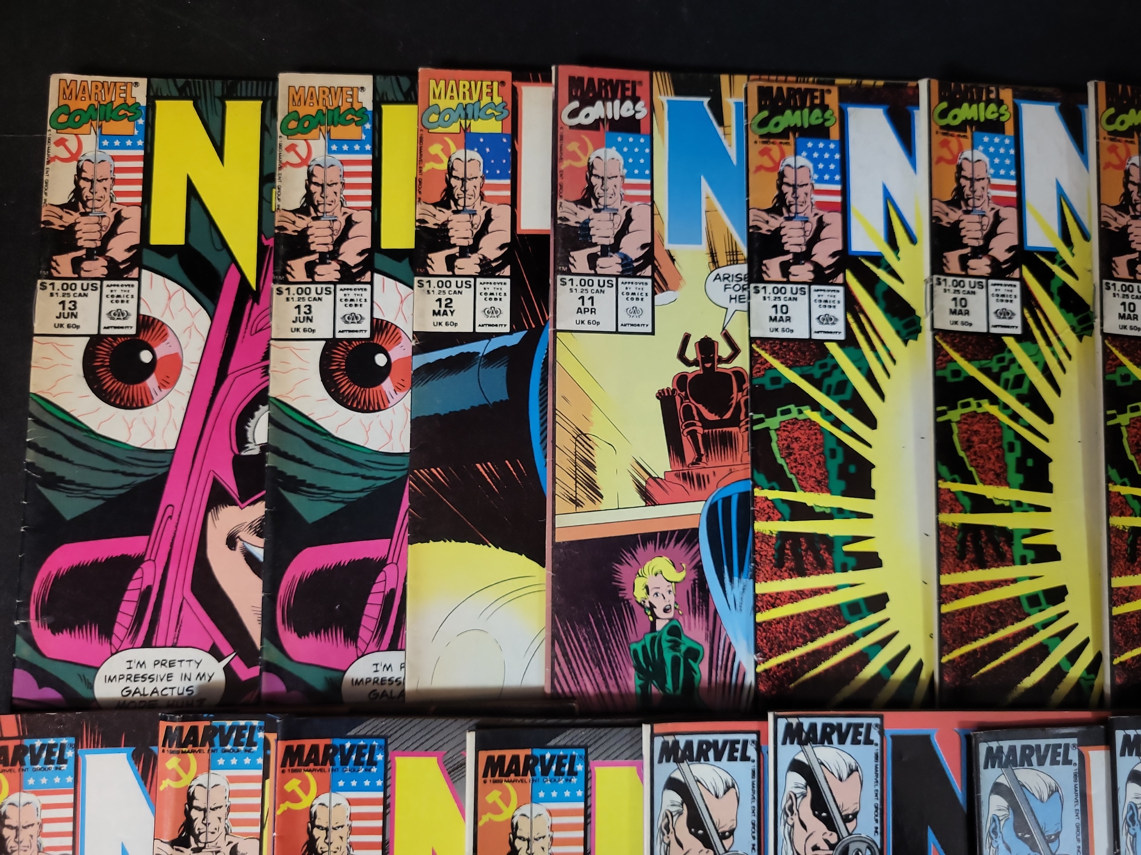 I03624 | A Collection of 17 Marvel Comics Nth Man The Ultimate Ninja Issues 1-13