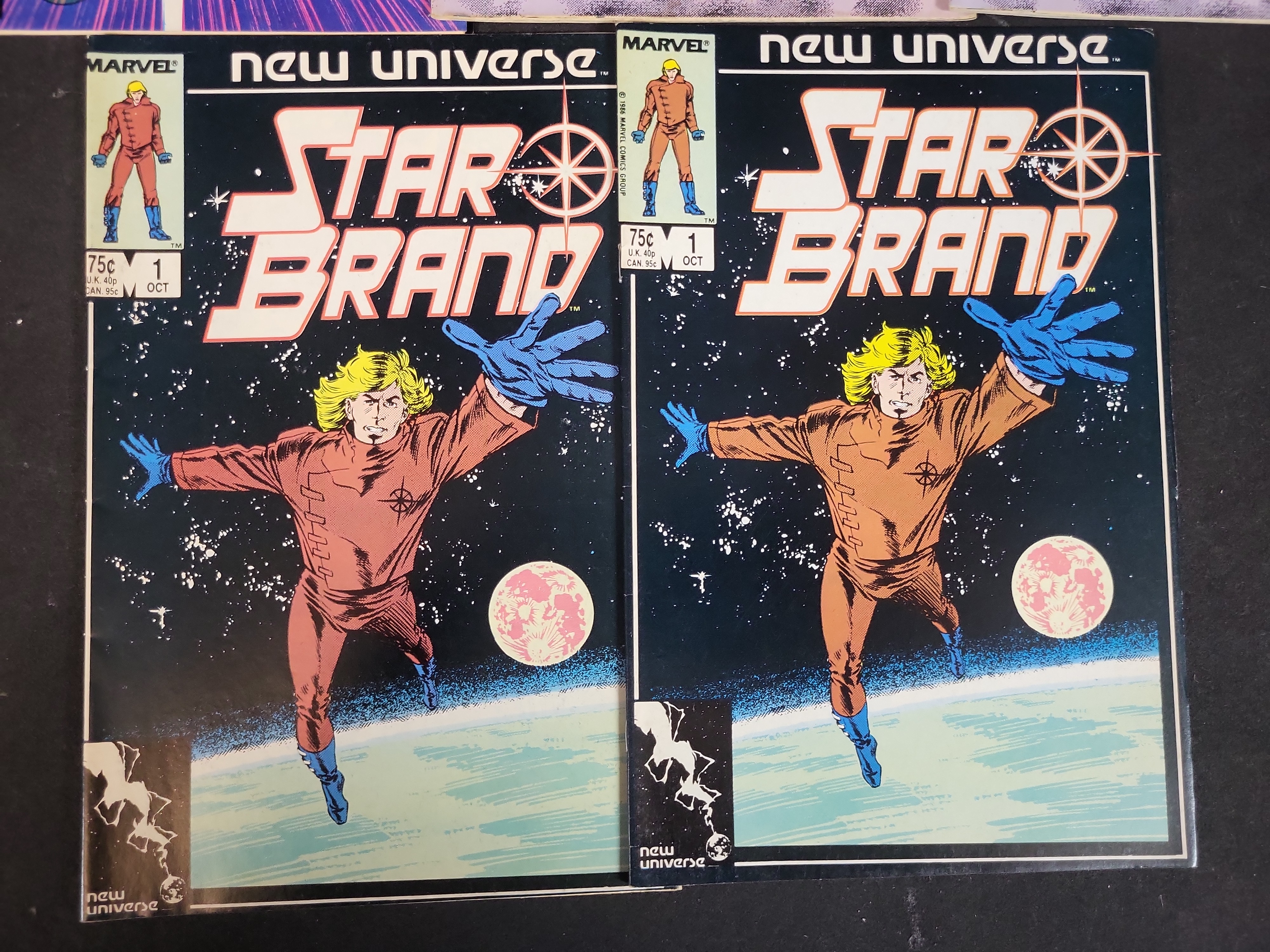 I03698 | Five Marvel Comics Star Brand New Universe Issues