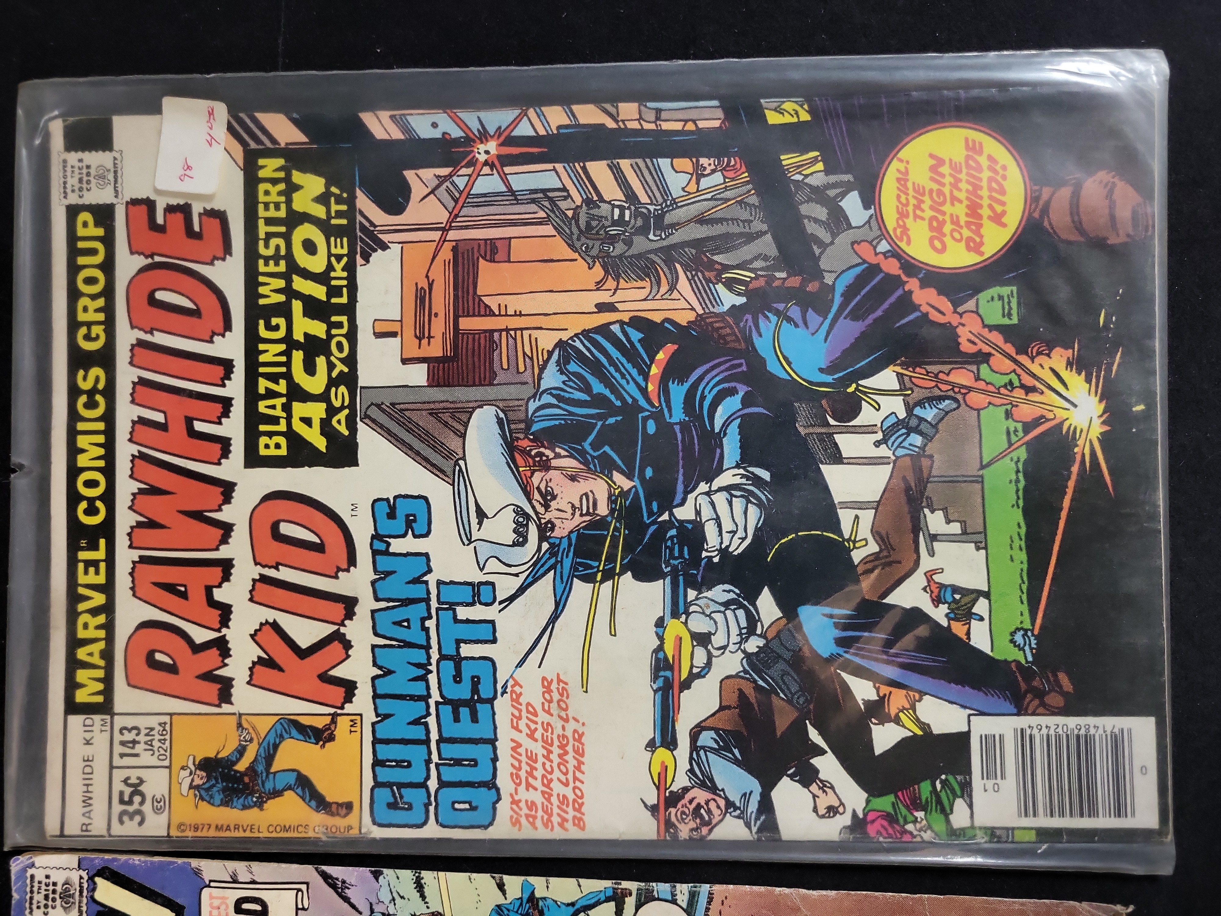 I03739 | A Trio of Marvel Comics Group Western Comic Books Featuring The Rawhide Kid and The Outlaw Kid