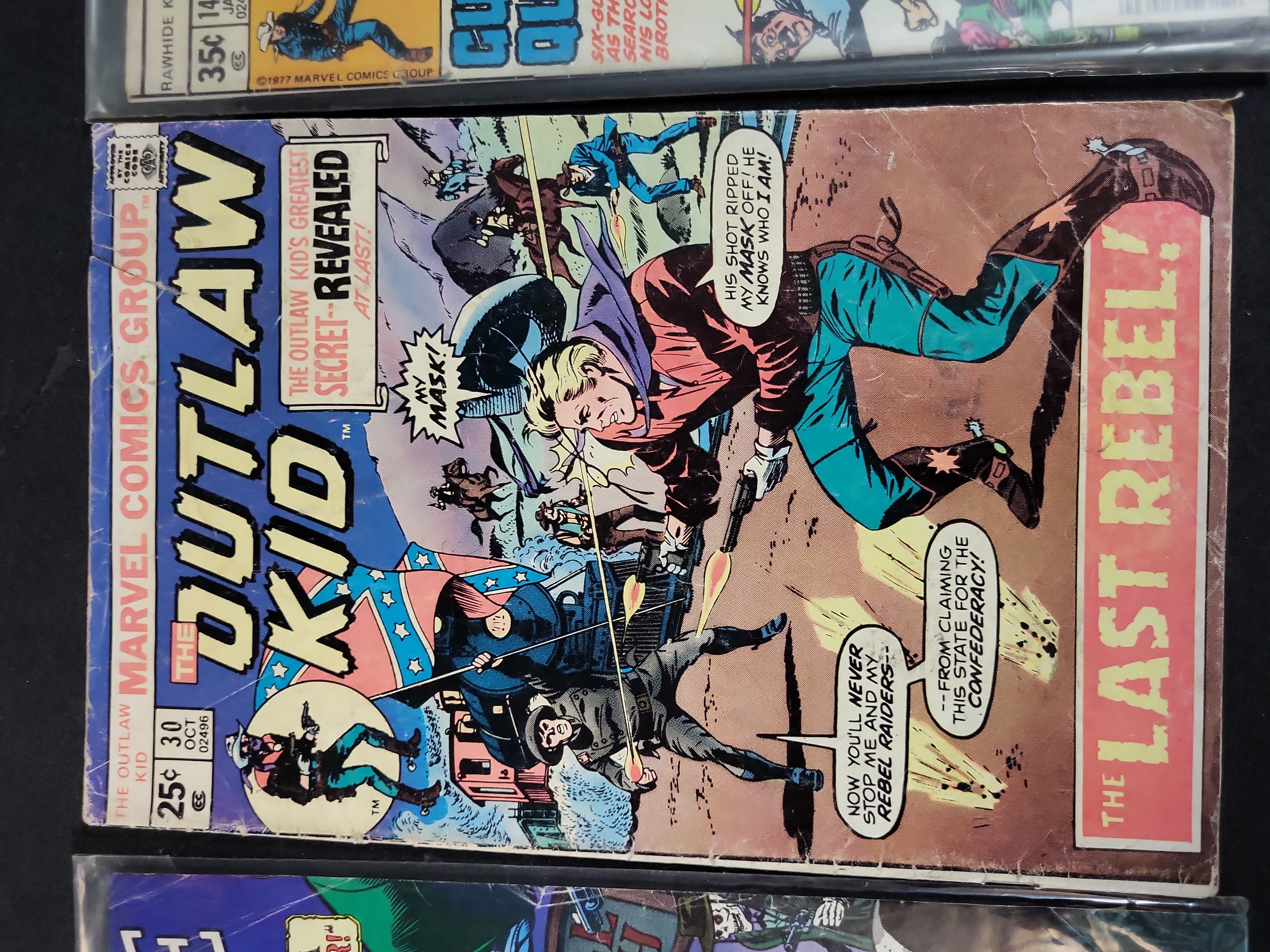 I03739 | A Trio of Marvel Comics Group Western Comic Books Featuring The Rawhide Kid and The Outlaw Kid