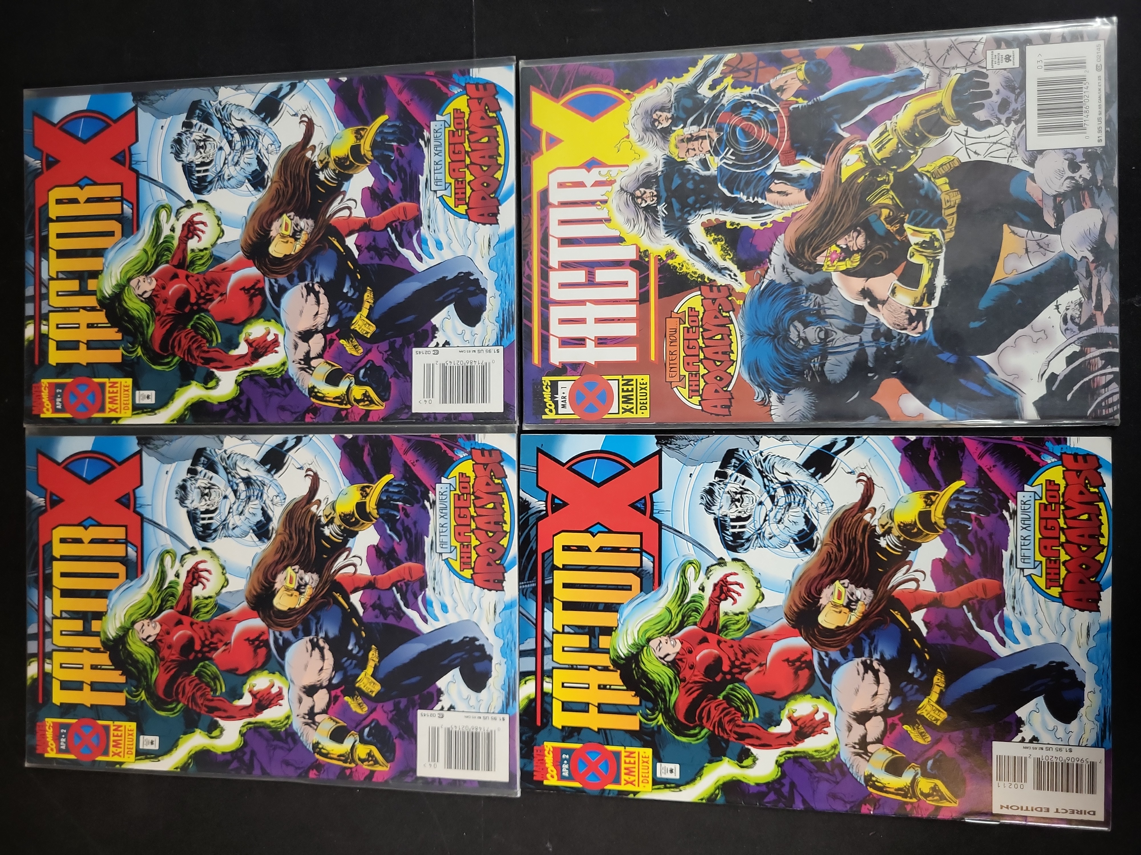 I03690 | A Collection of Factor X Comic Books, Marvel Comics 1995