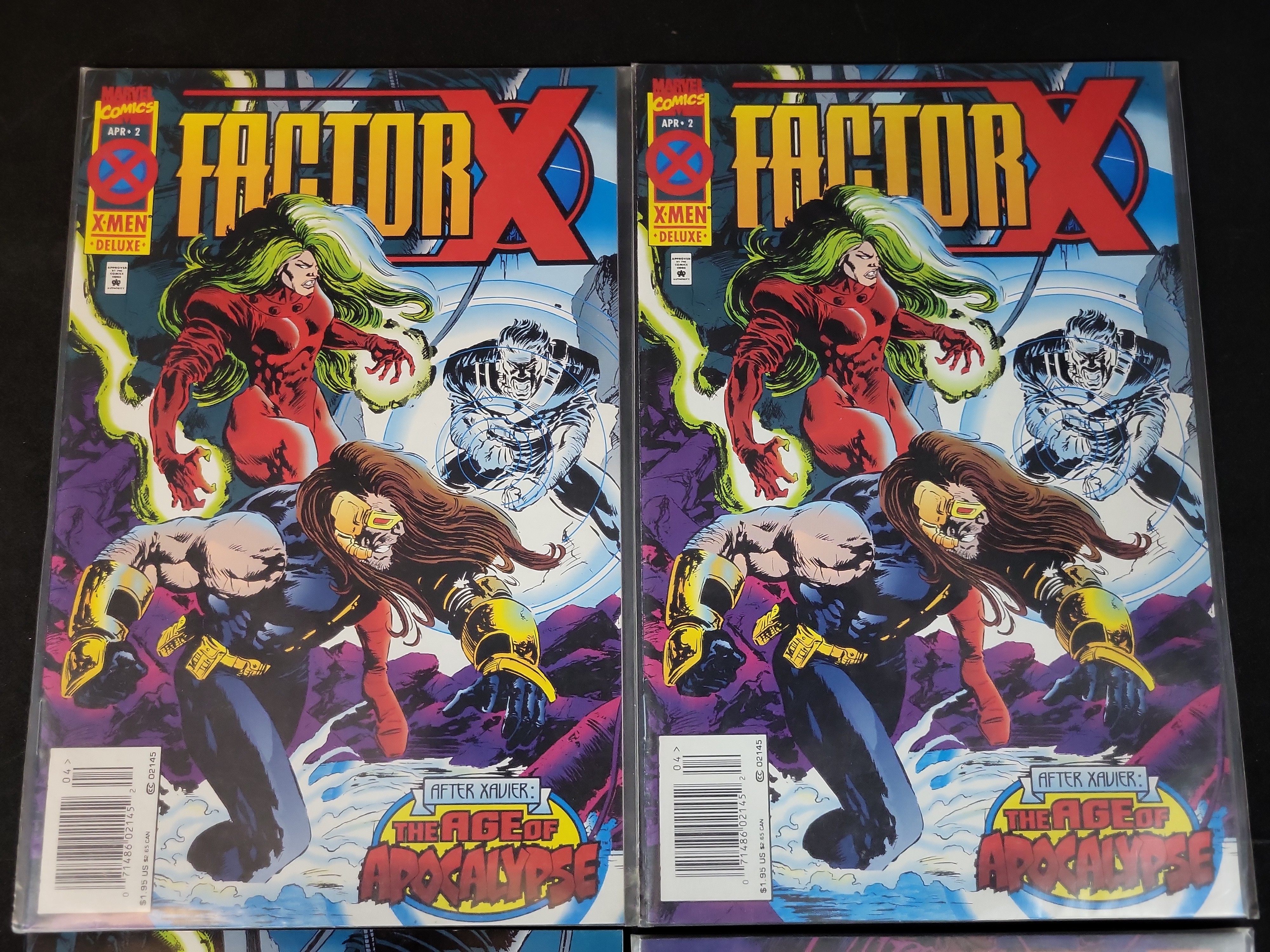I03690 | A Collection of Factor X Comic Books, Marvel Comics 1995