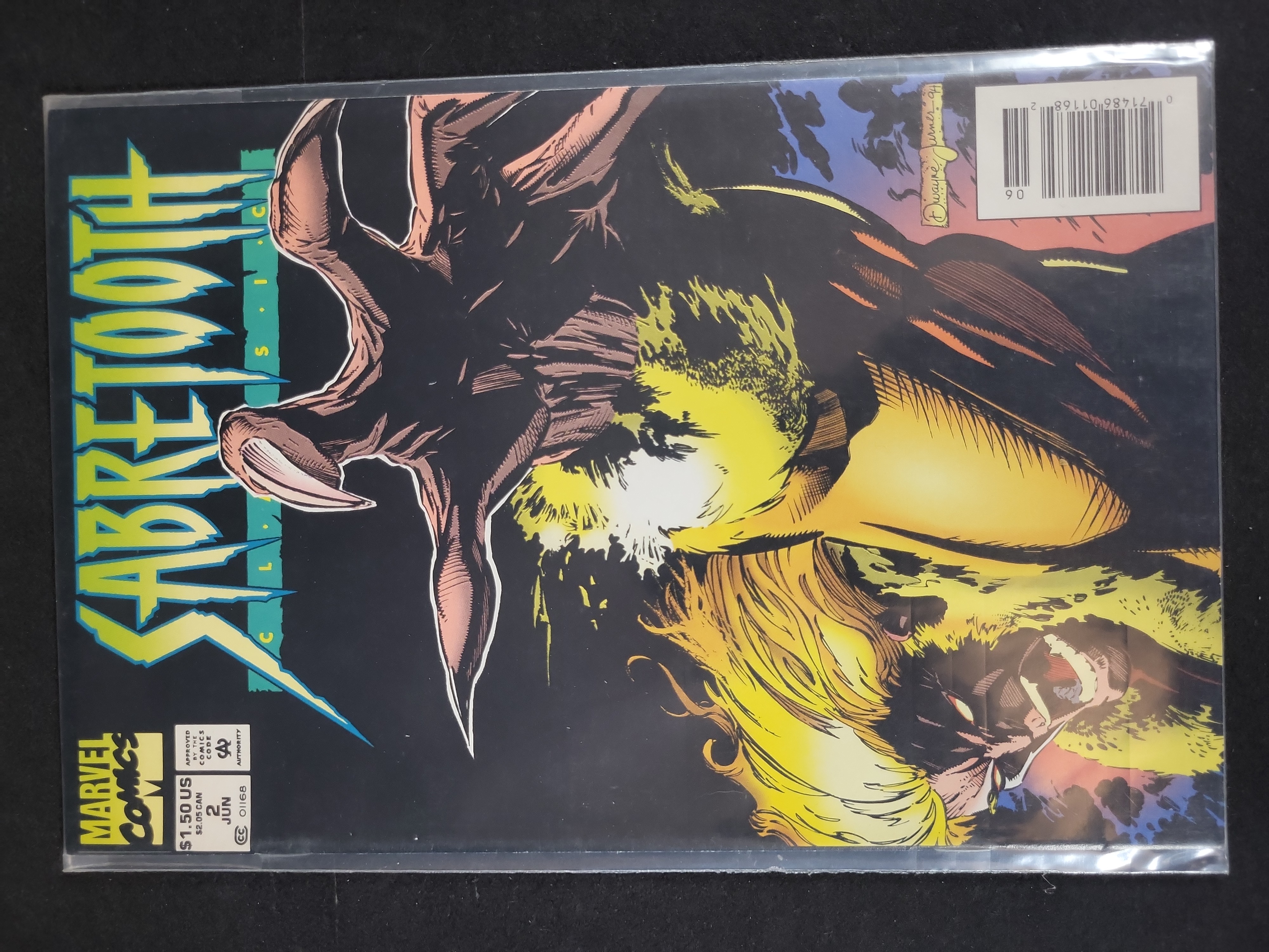 I03693 | A Trio of Marvel Comics Sabretooth Classic Comic Books Issues 1 2 and 3