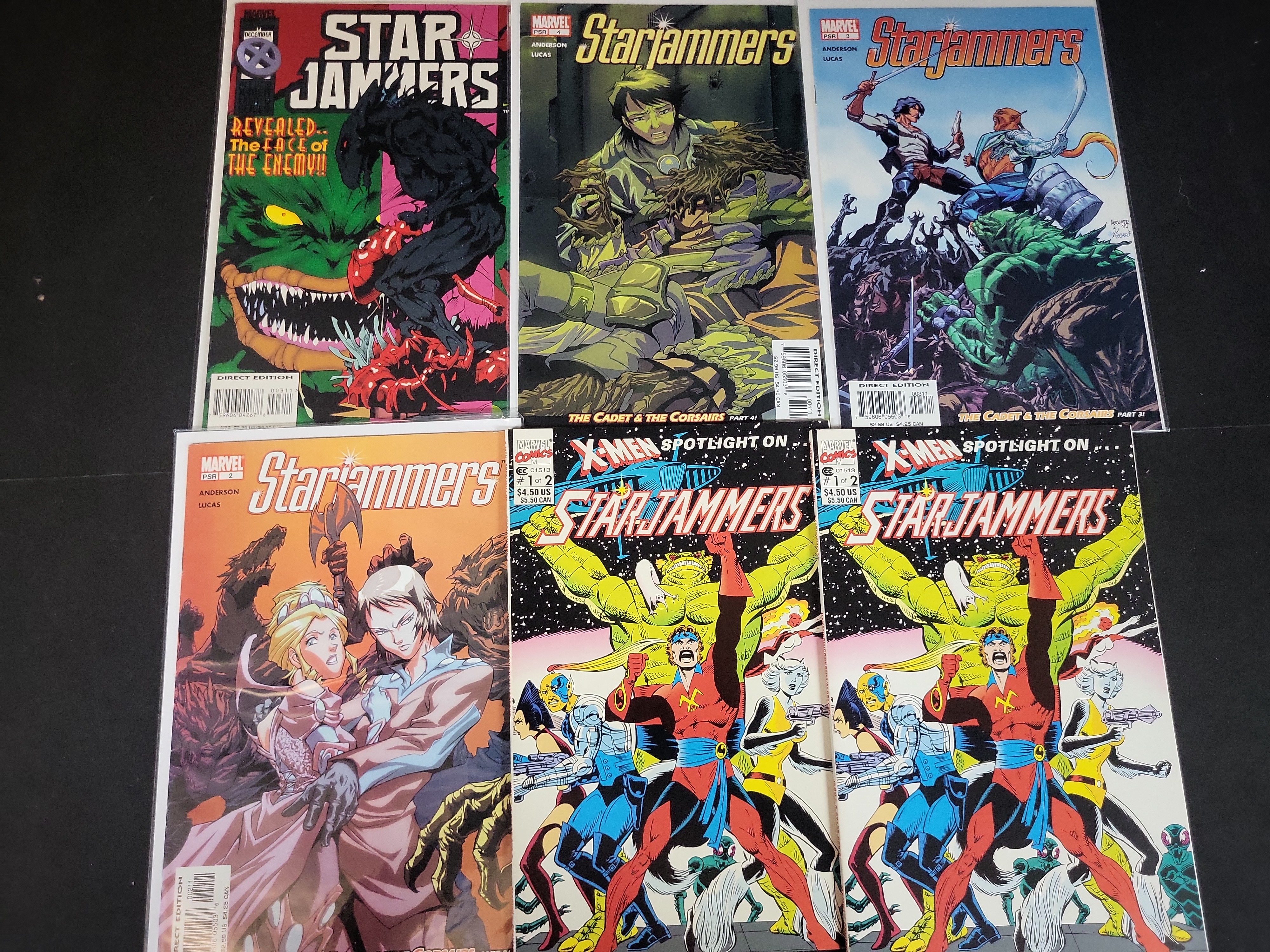 I03679 | A Collection of Six Marvel Comics Starjammers Limited Series Issues
