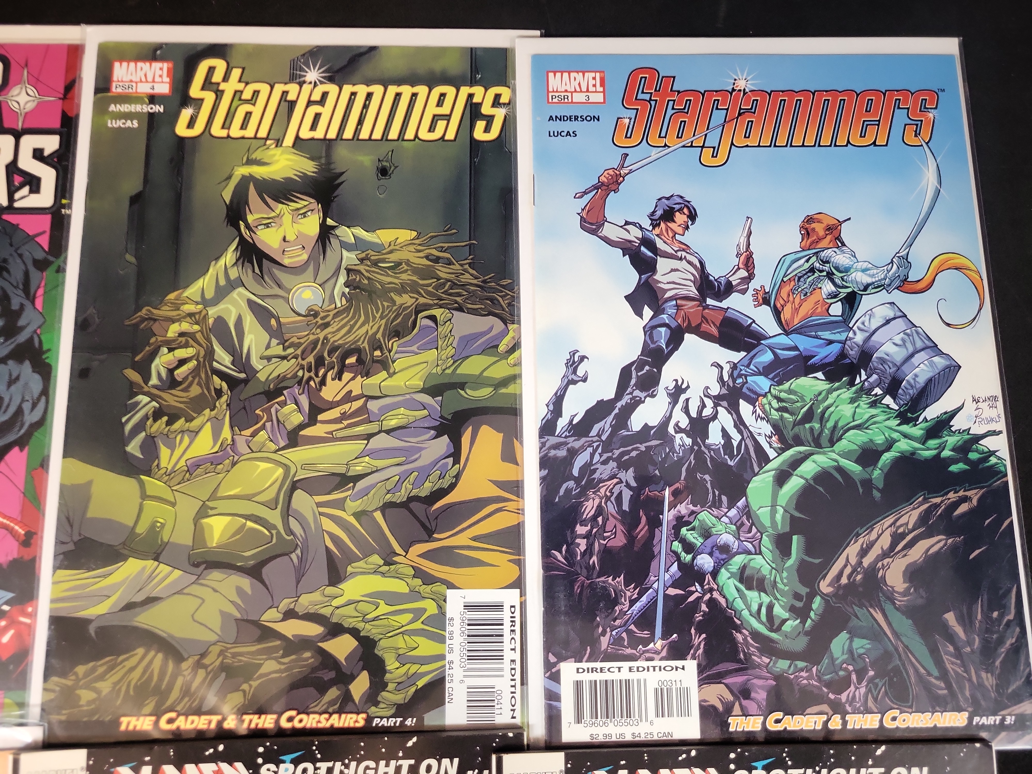 I03679 | A Collection of Six Marvel Comics Starjammers Limited Series Issues