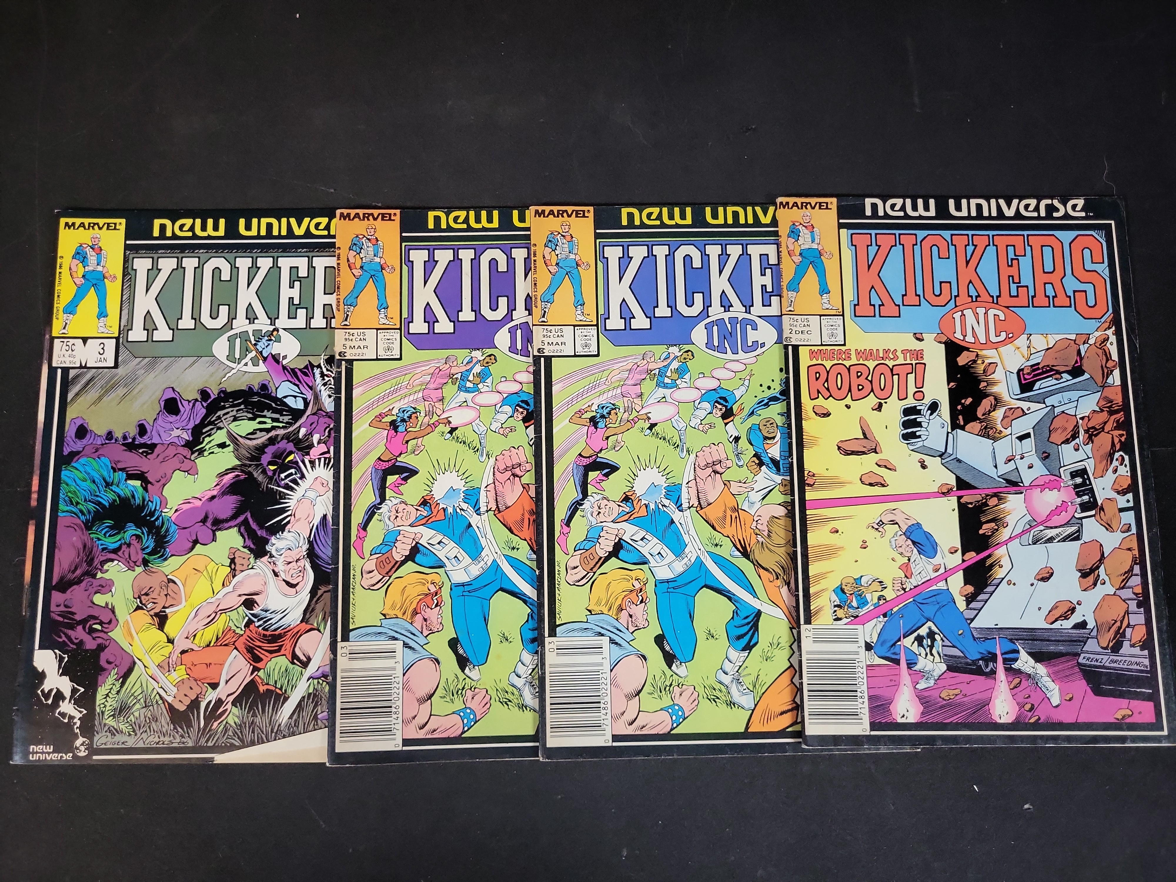 I03680 | A Lot of Four Marvel Comics Kickers, Inc. Newsstand Edition Comic Books