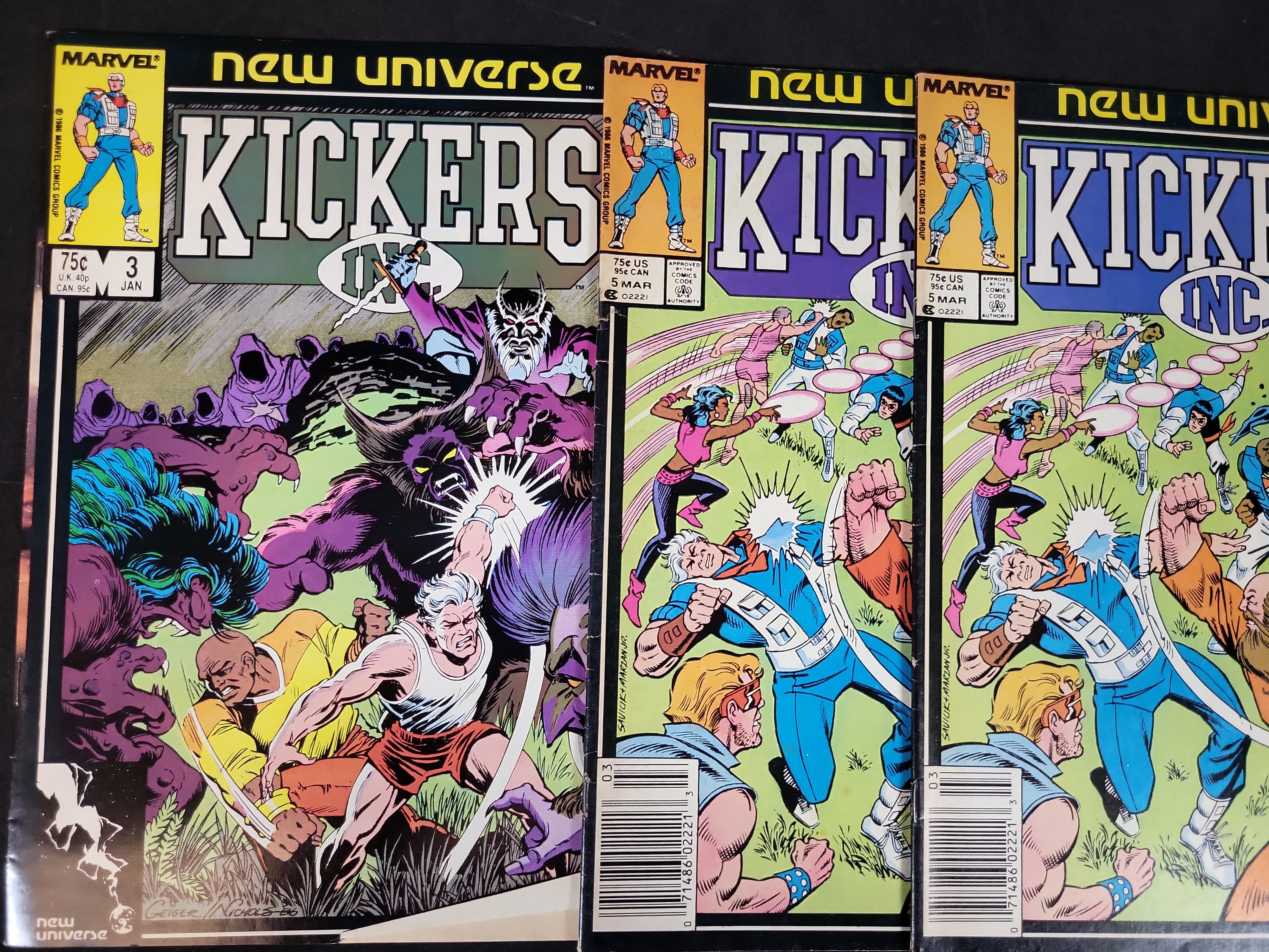 I03680 | A Lot of Four Marvel Comics Kickers, Inc. Newsstand Edition Comic Books