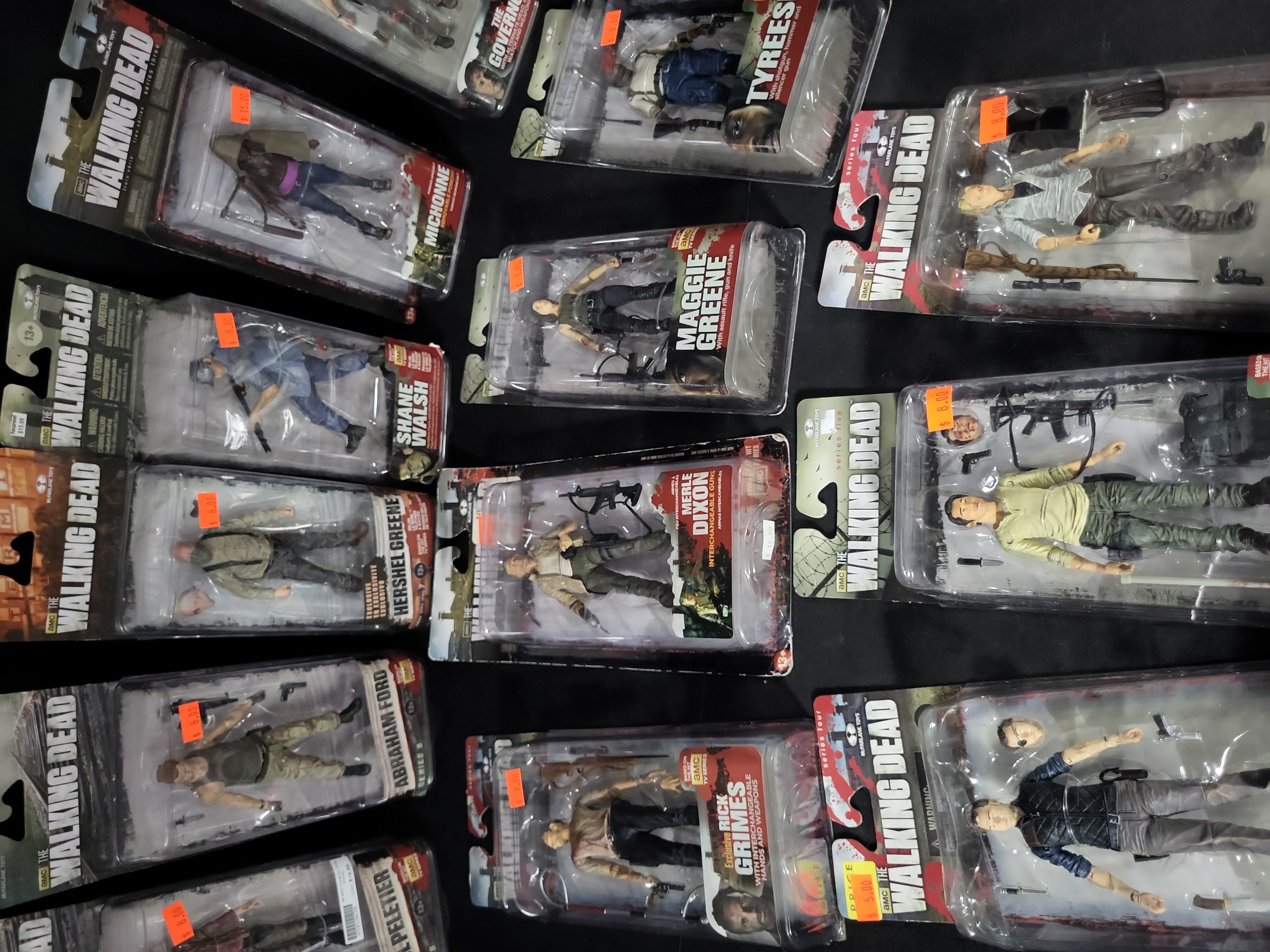I03550 | A Collection of Twelve McFarlane Toys AMC The Walking Dead Action Figures
