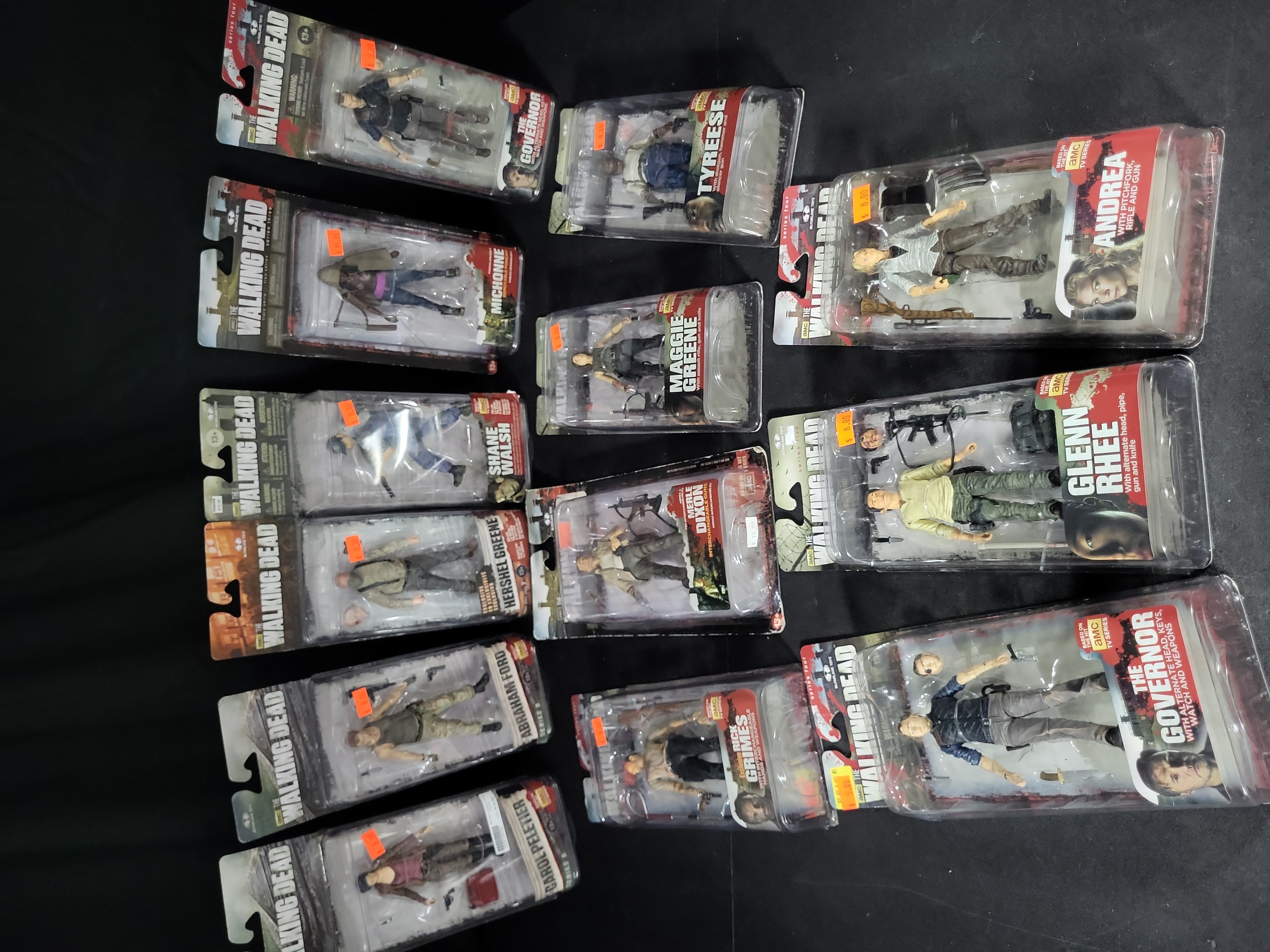 I03550 | A Collection of Twelve McFarlane Toys AMC The Walking Dead Action Figures