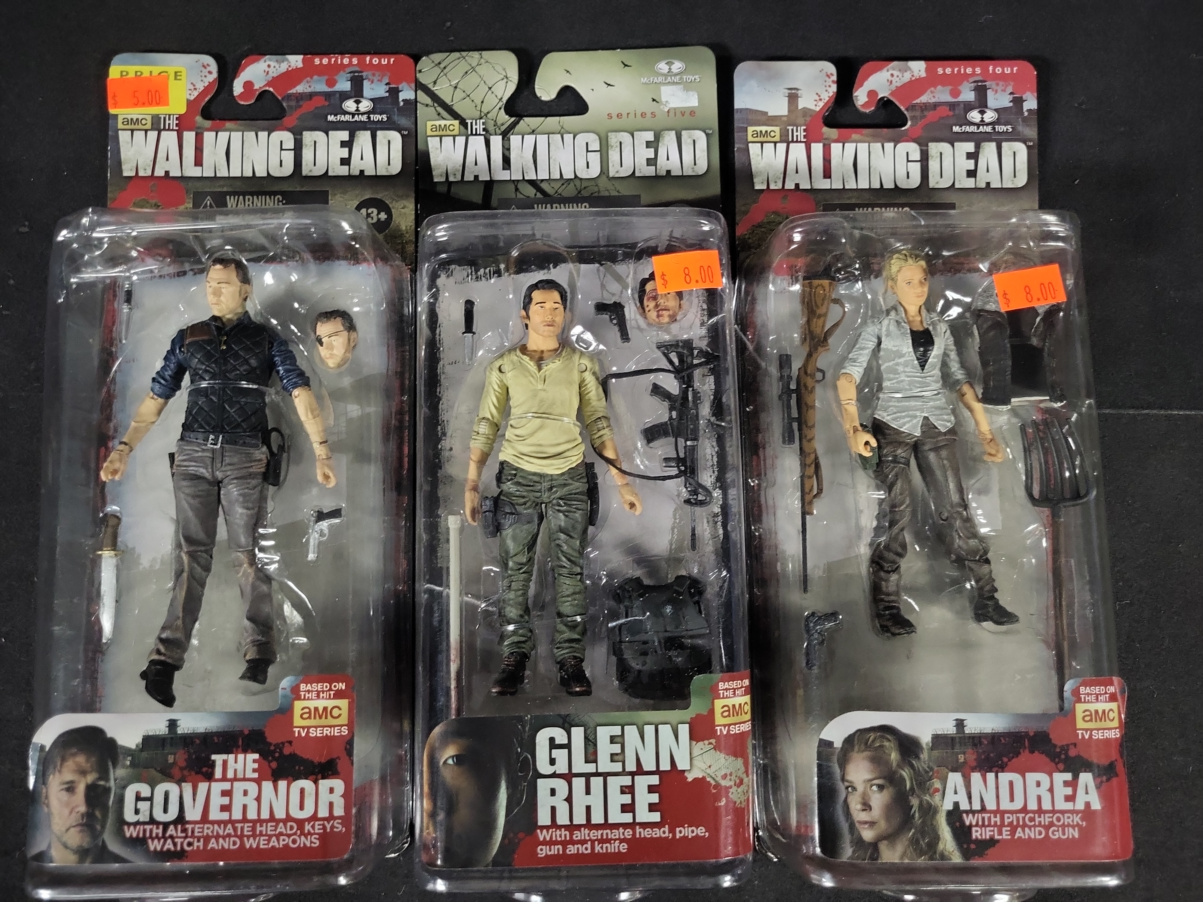 I03550 | A Collection of Twelve McFarlane Toys AMC The Walking Dead Action Figures