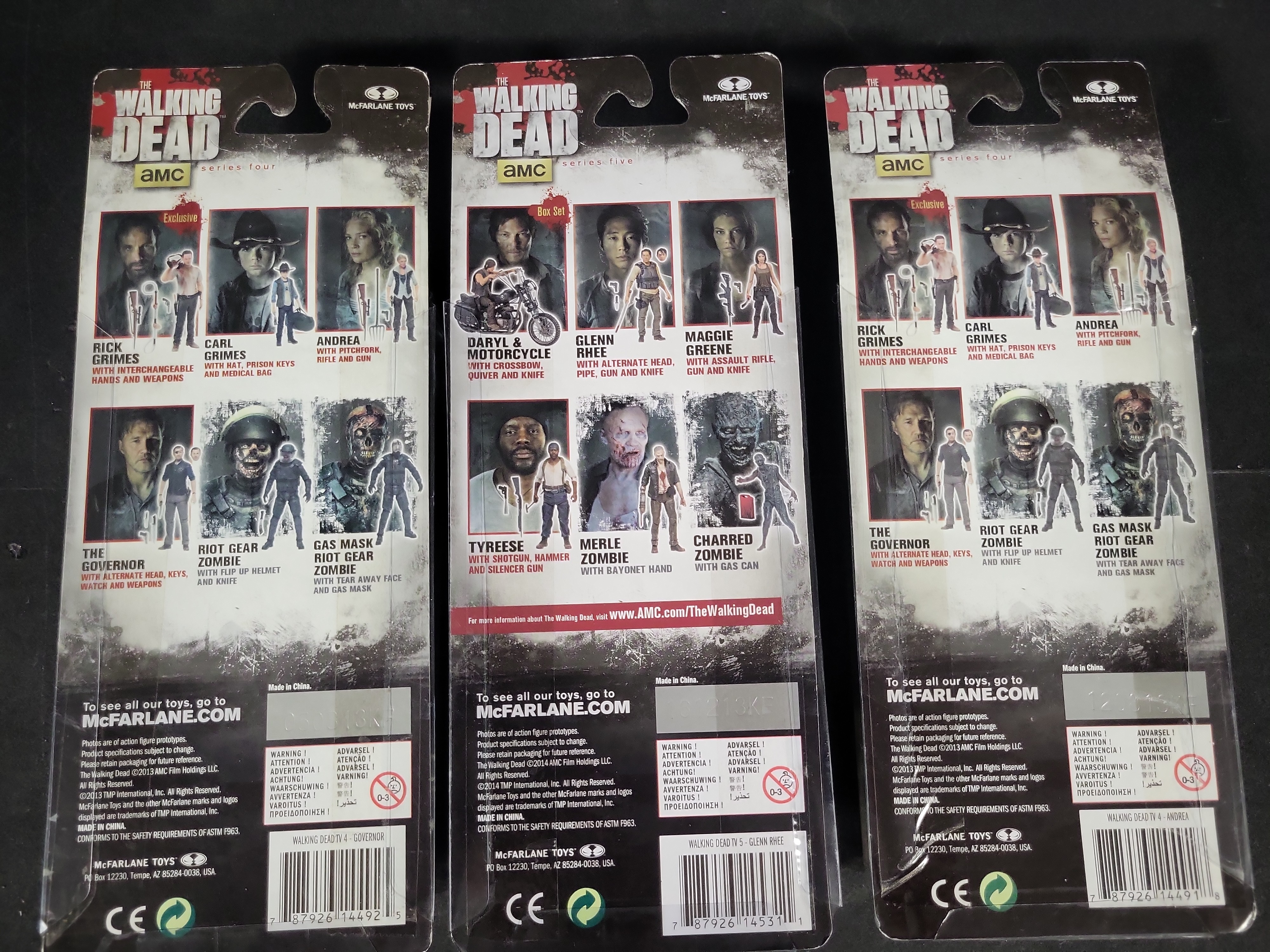 I03550 | A Collection of Twelve McFarlane Toys AMC The Walking Dead Action Figures