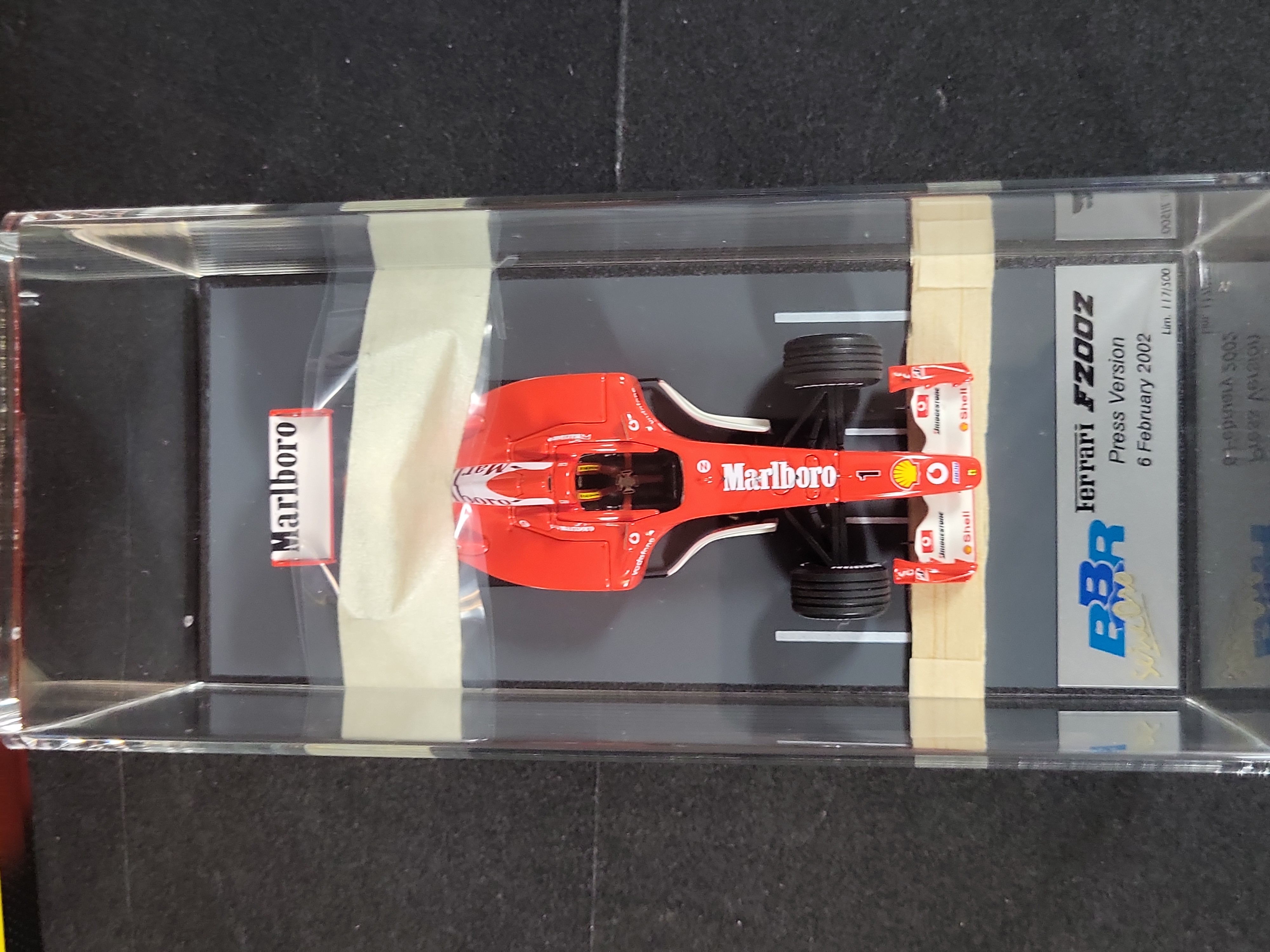 I03108 | BBR Models 1/43 Scale Ferrari F2002 Press Version Limited Edition 117 of 500