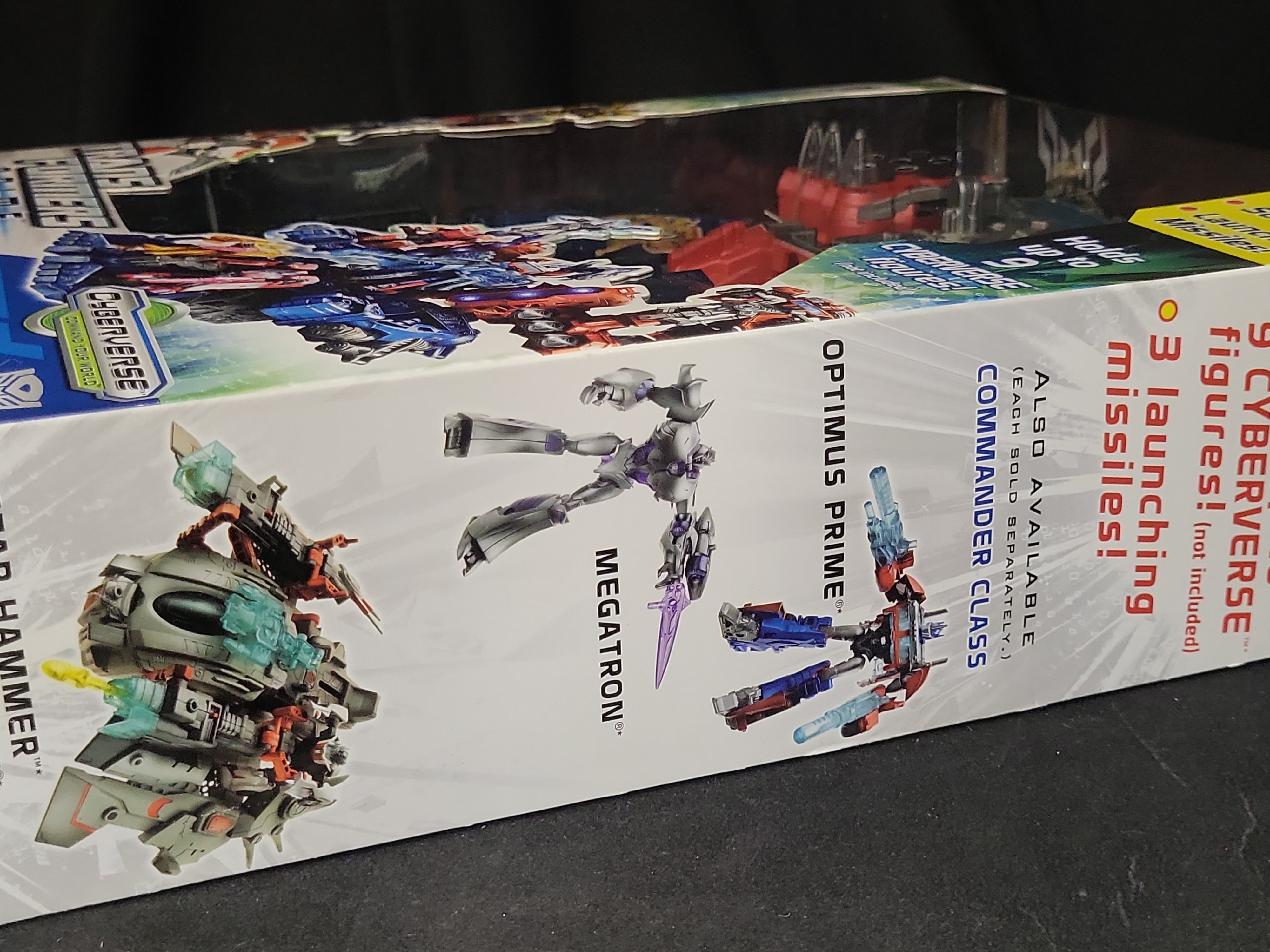 I03515 | Three Hasbro Transformers Prime Cyberverse Action Figures Including Optimus Maximus