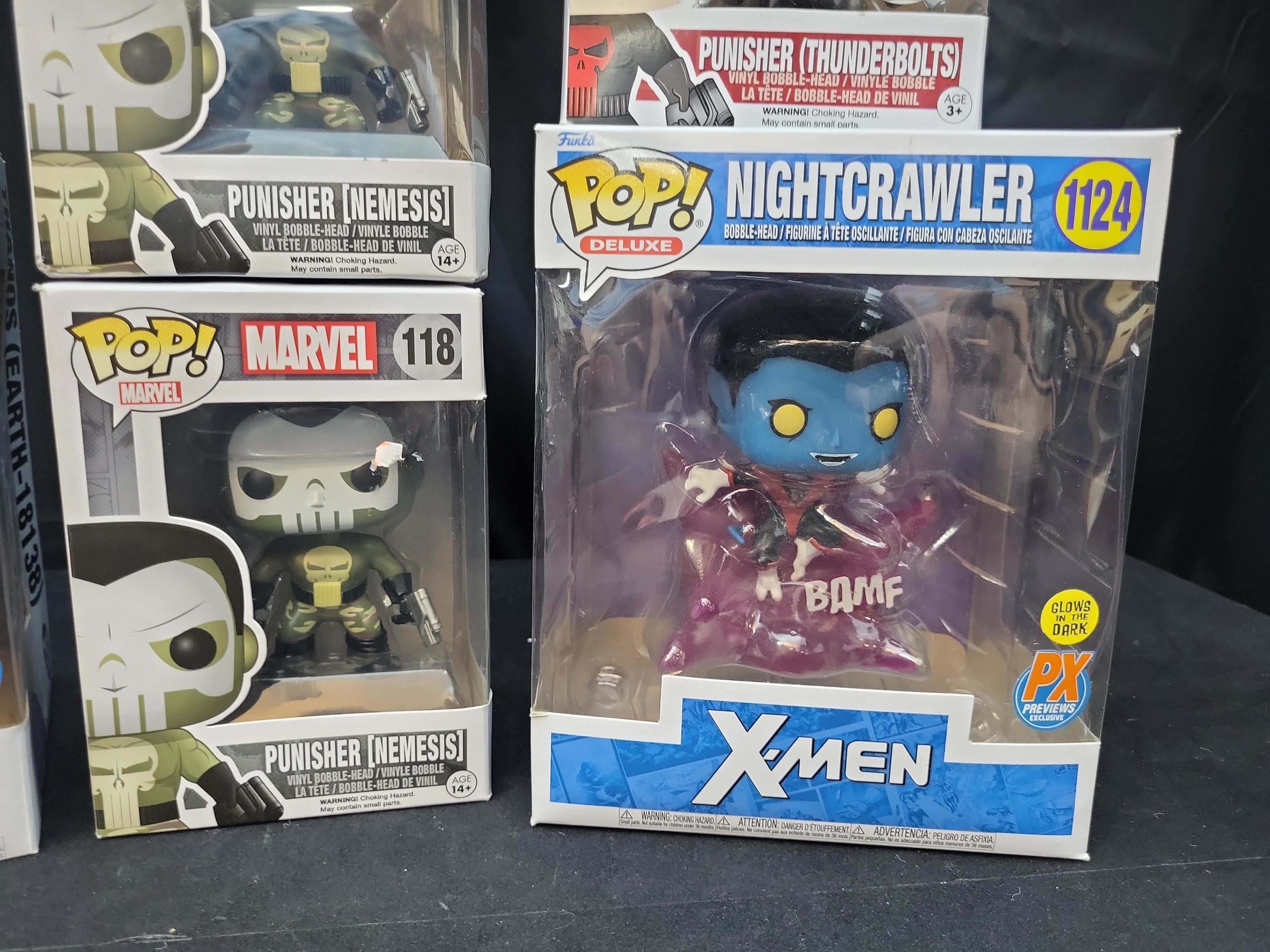 I03501 | A Collection of Six Funko Pop! Marvel Vinyl Bobble-Head Figures