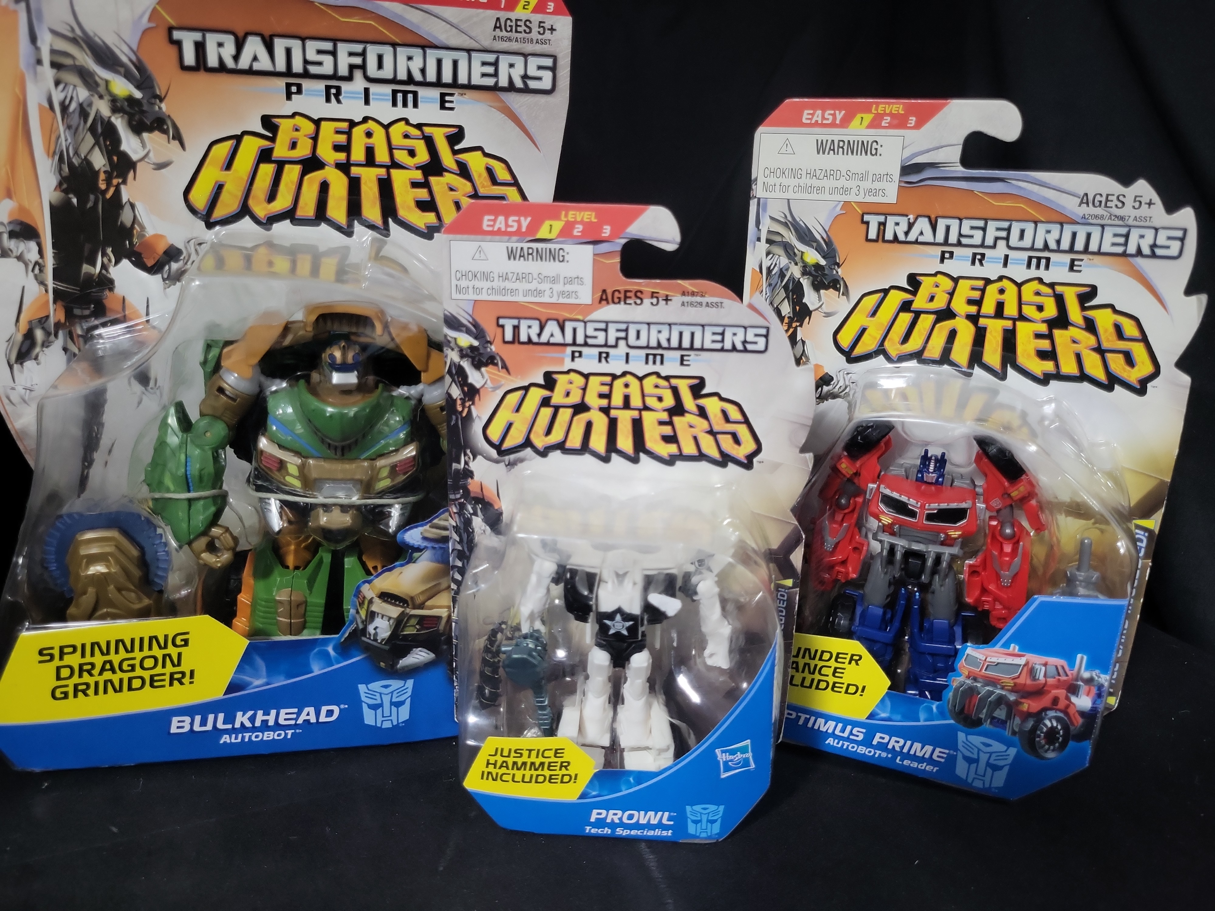 I03523 | A Lot of Six Transformers Prime Beast Hunters Action Figures by Hasbro