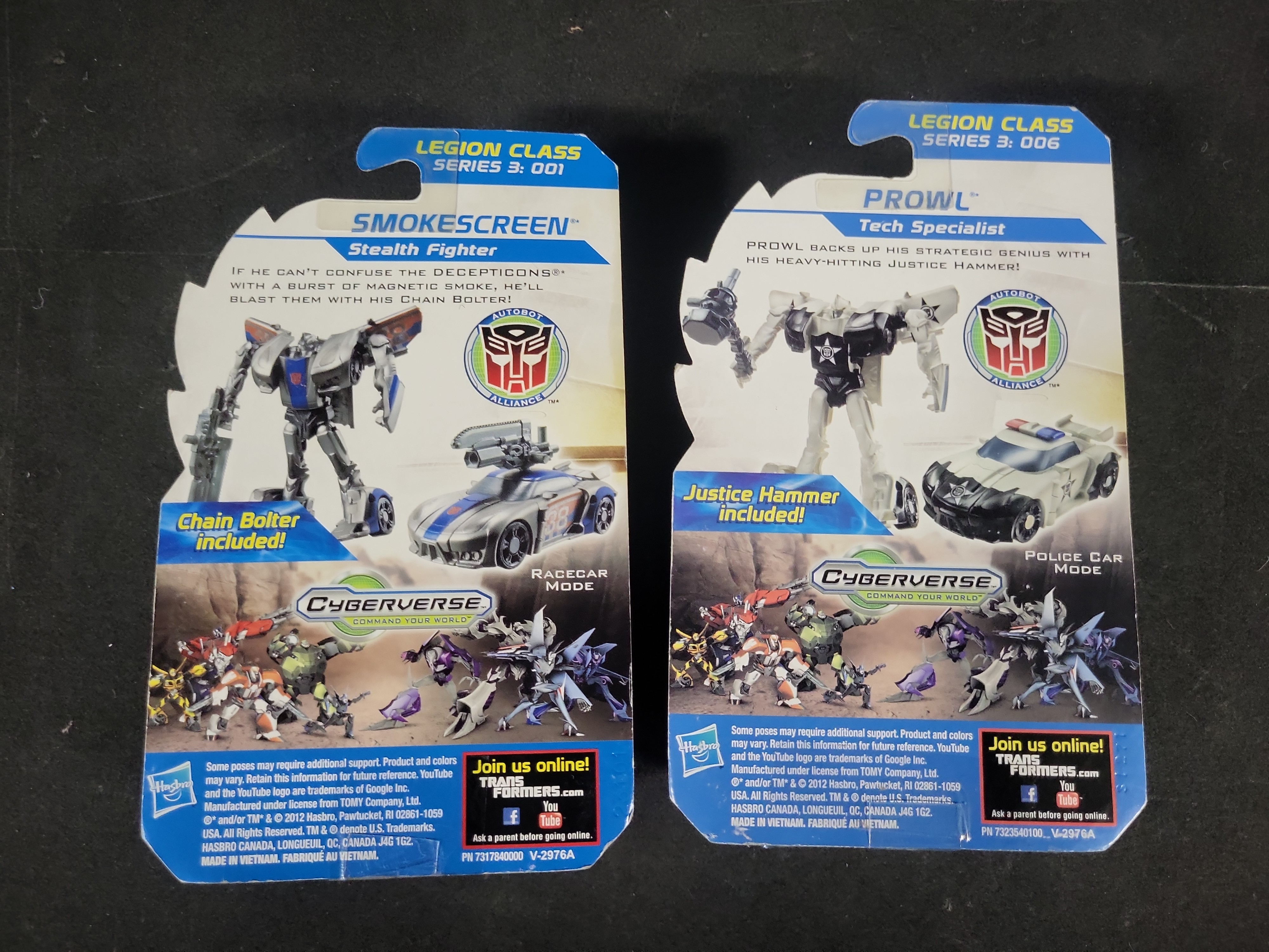I03523 | A Lot of Six Transformers Prime Beast Hunters Action Figures by Hasbro