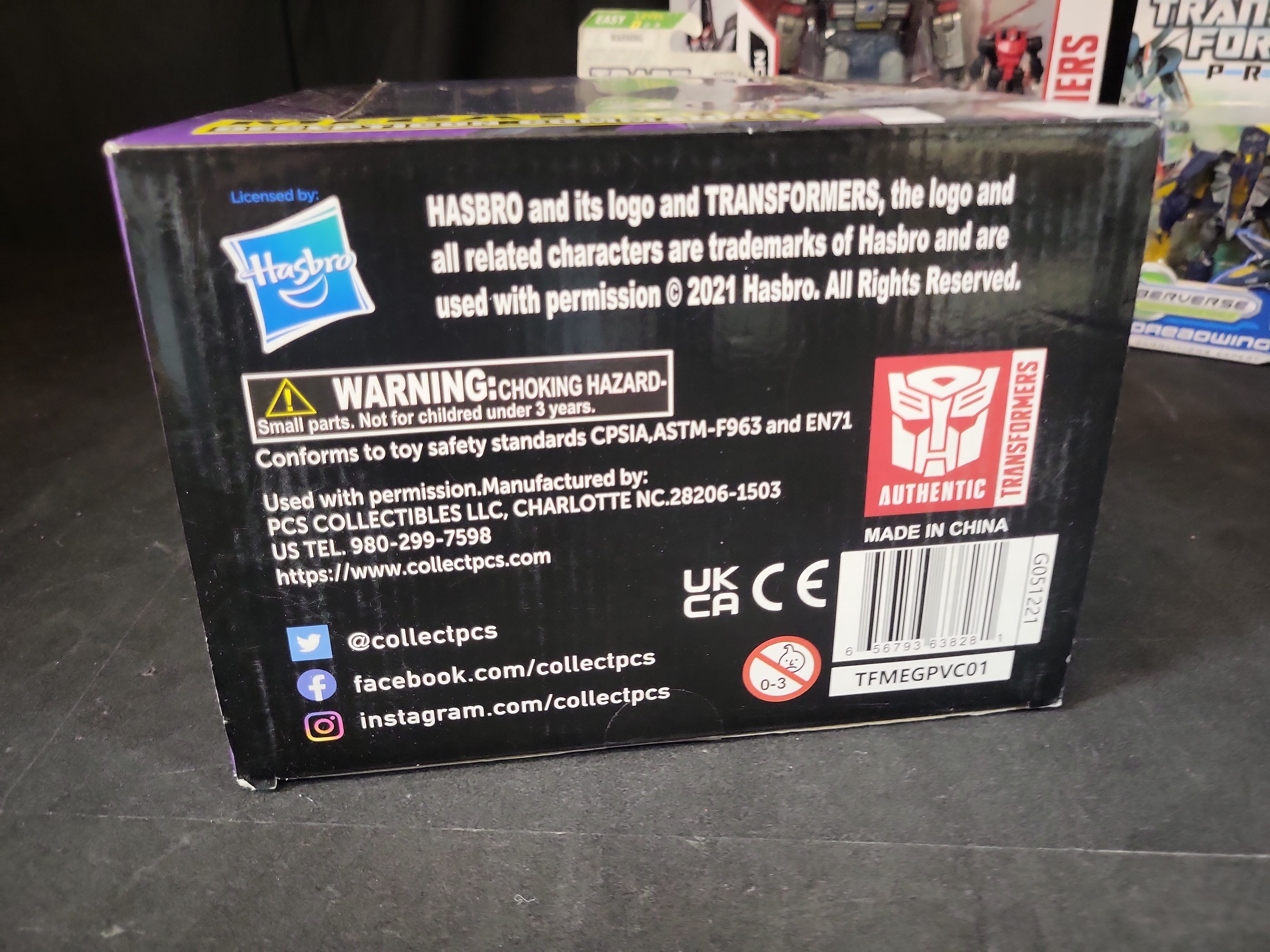 I03502 | A Collection of Four Hasbro and PCS Collectibles Transformers Action Figures in Original Packaging
