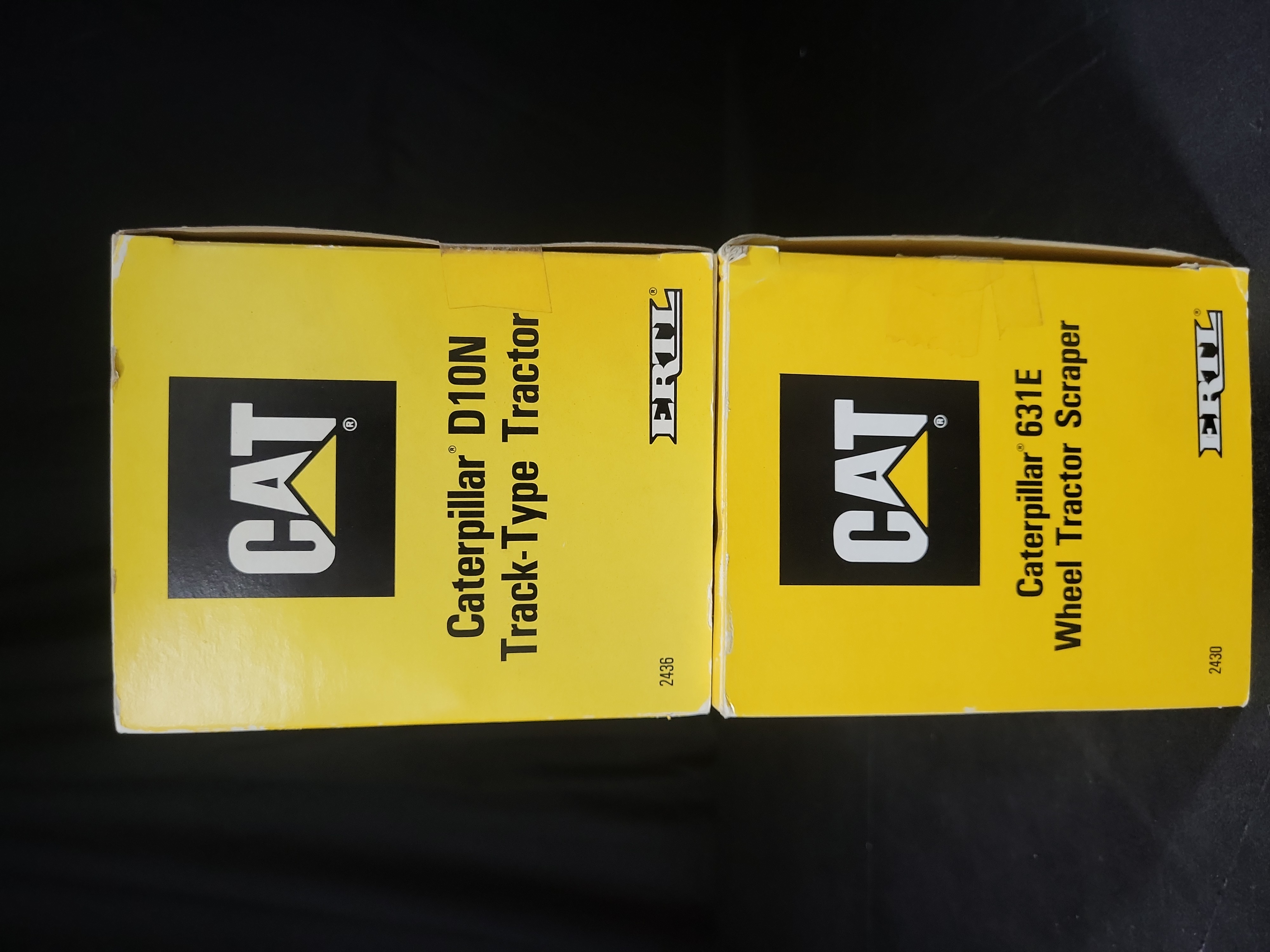 I03605 | A Pair of ERTL Caterpillar 1/50 Scale Construction Model Replicas