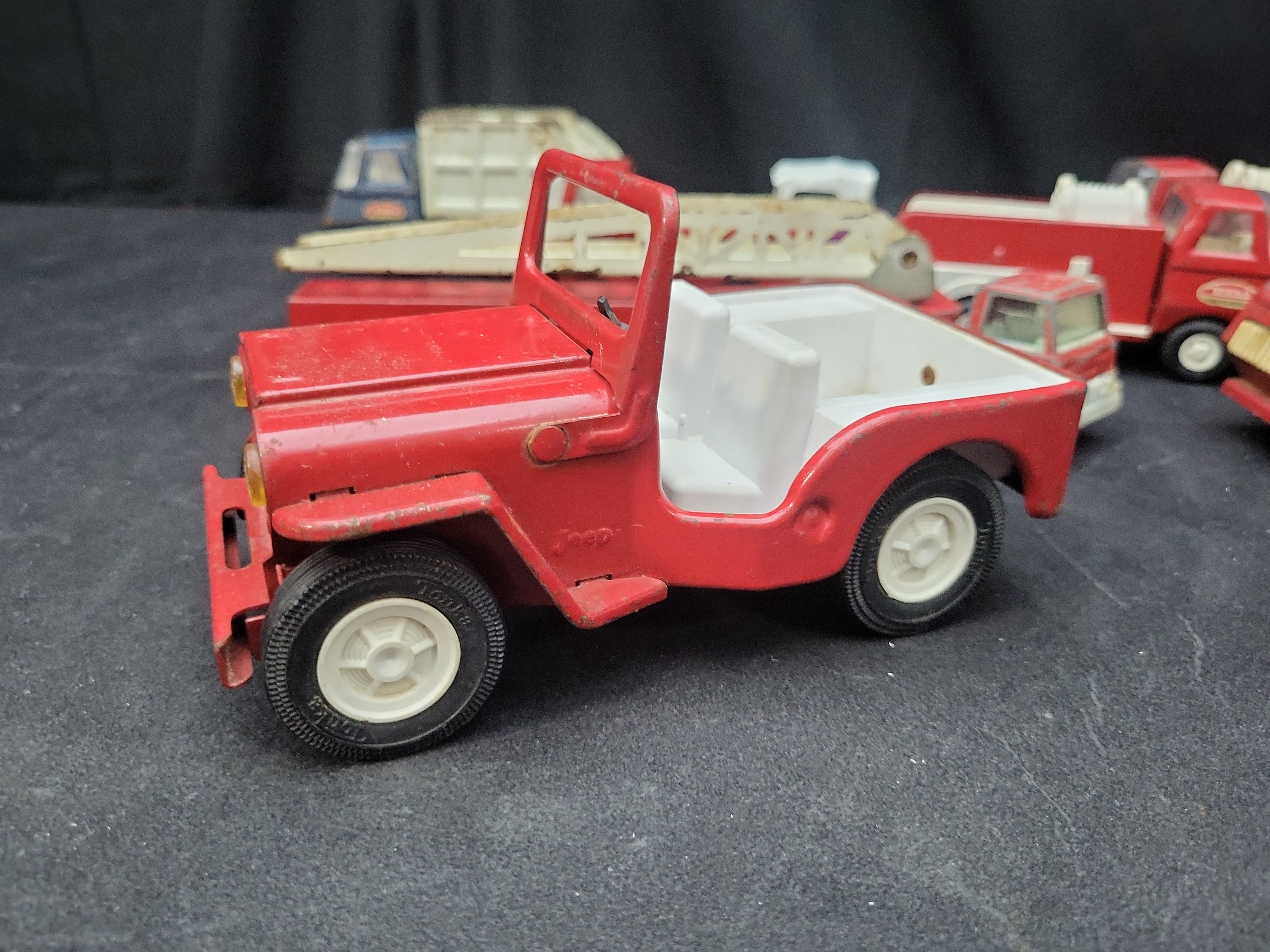 I03607 | A Collection of Vintage Tiny Tonka Pressed Steel Toy Vehicles