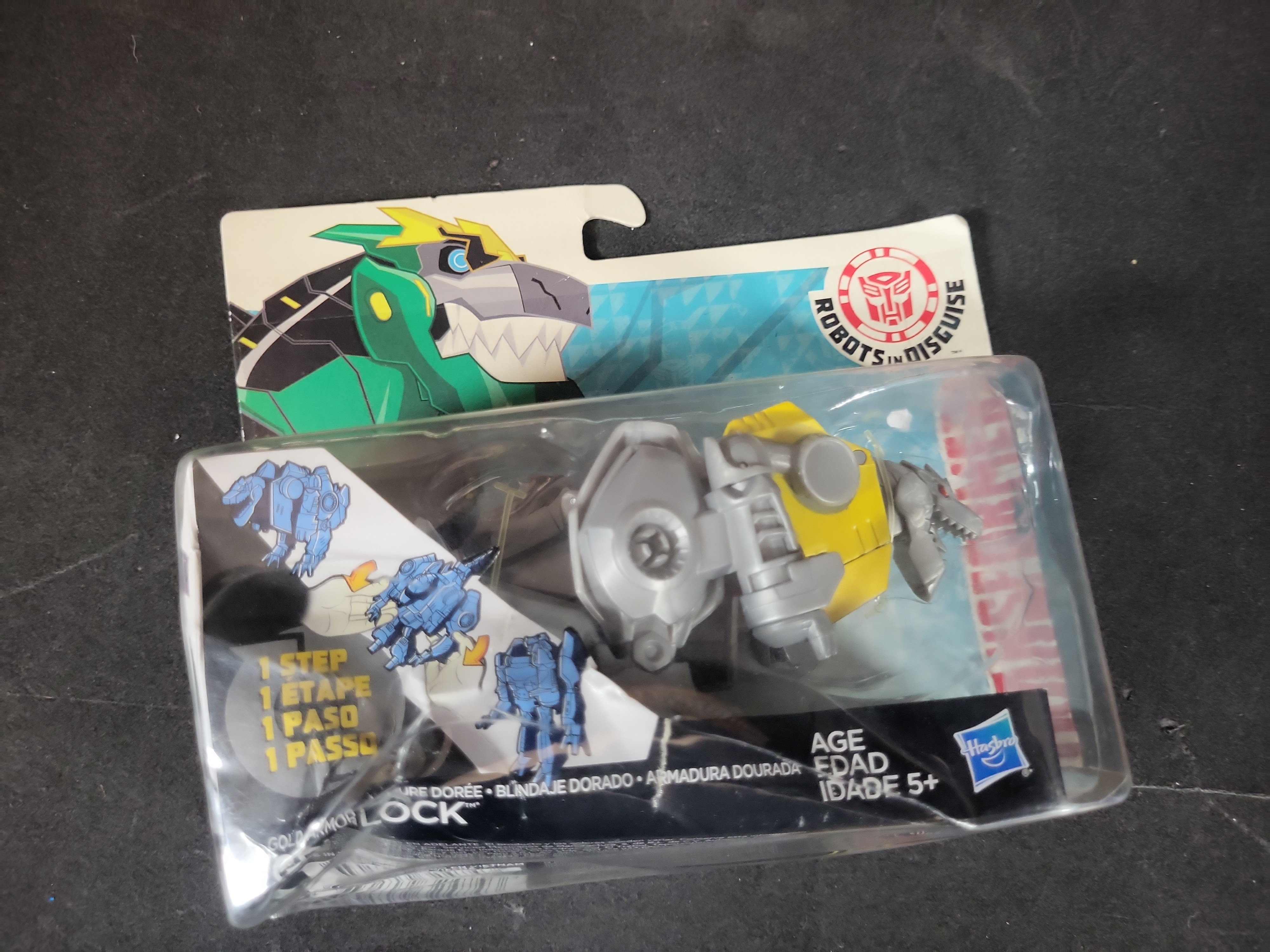 I03505 | Four Hasbro Transformers Action Figures Including Optimus Prime Arcee Mindset and Grimlock in Original Retail Packaging